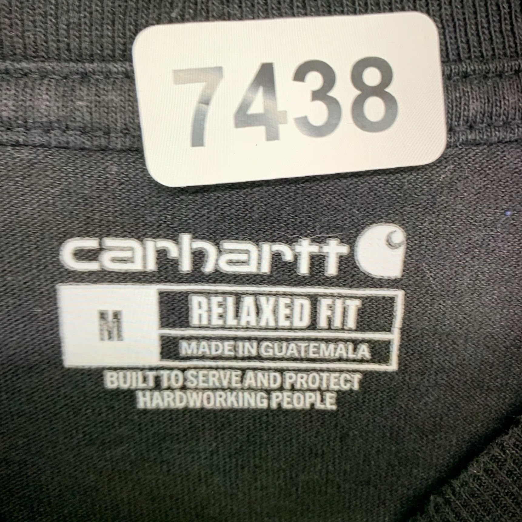 Carhartt Vintage Carhartt Men’s Graphic T-Shirt Long Sleeve Relaxed Fit All Cotton Black 2020s Outdoor Size US M / EU 48-50 / 2 - 3 Thumbnail