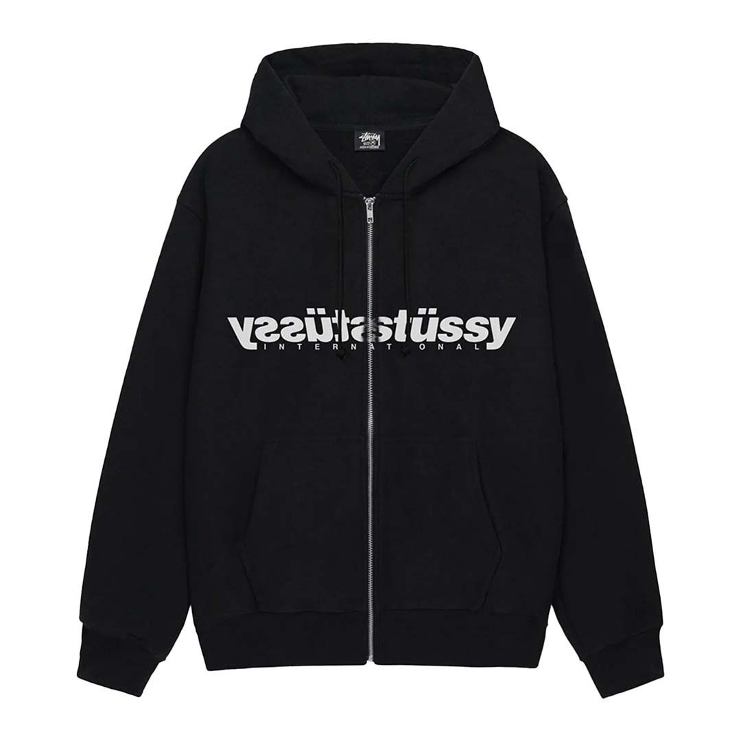 Champion × Stussy × Vintage Stussy x champion washed zip up hoodie
