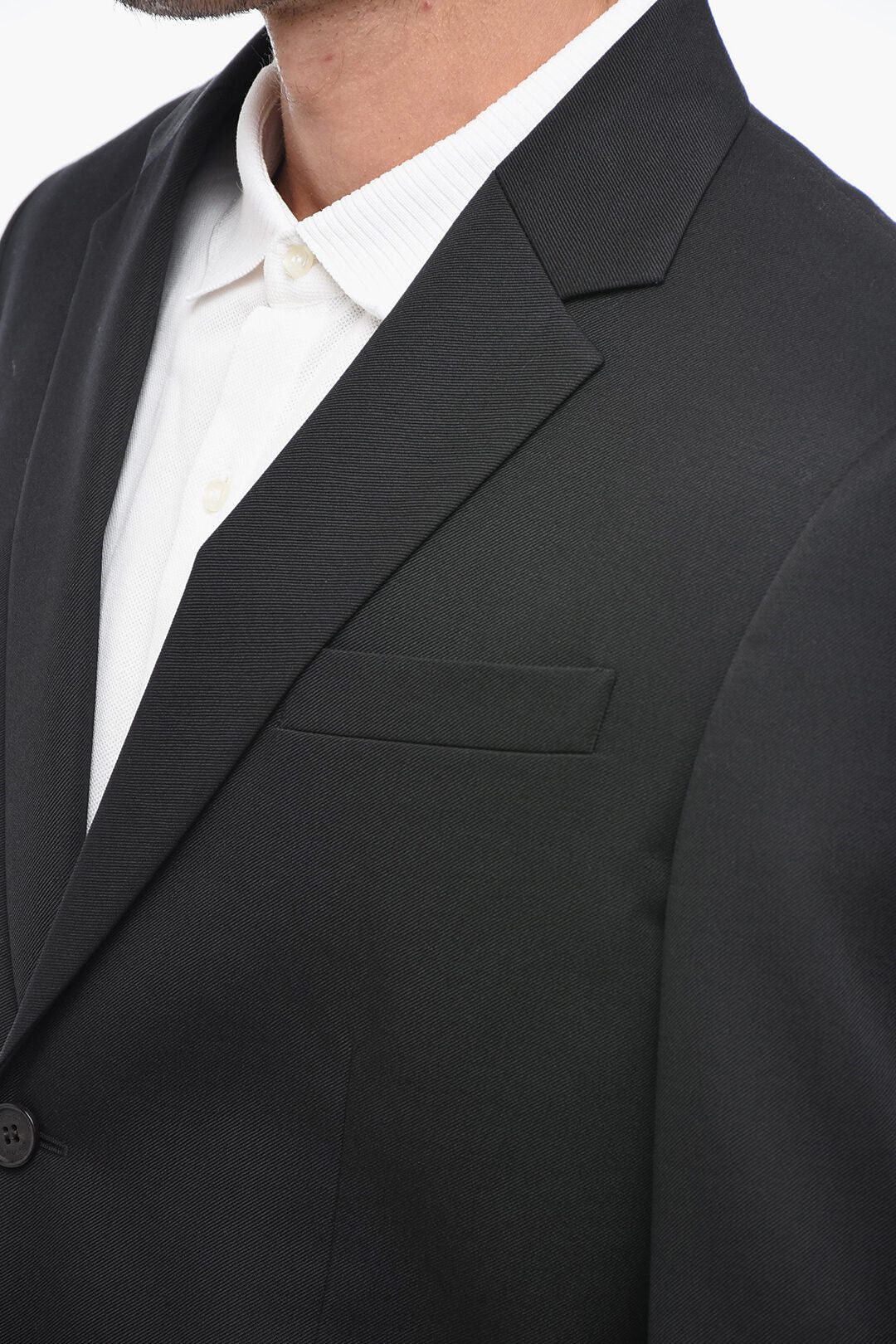 Off-White og1mm0426 Virgin Wool Blazer in Black Size US M / EU 48-50 / 2 - 3 Thumbnail