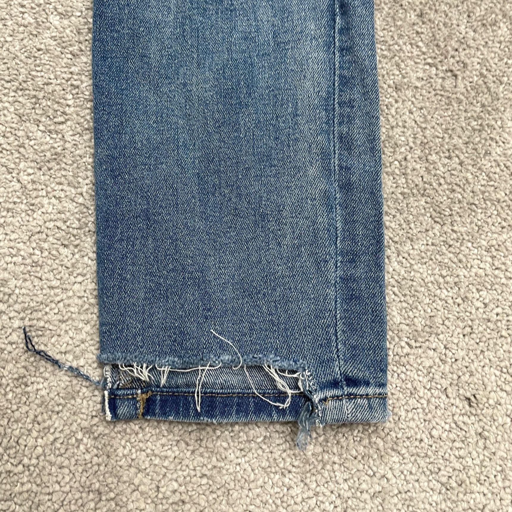 DL1961 DL1961 Margaux Instasculpt Ankle Skinny Denim Jeans Women 30 Blue Distressed 31W Size 30" / US 8 / IT 44 - 6 Thumbnail