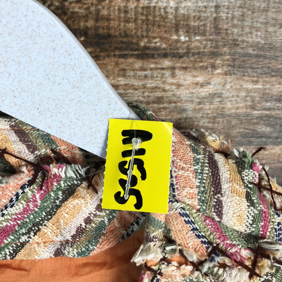 Homespun Knitwear Japan vintage patchwork sashiko kimono cardigan Knit #A1525 Size US XL / EU 56 / 4 - 9 Thumbnail