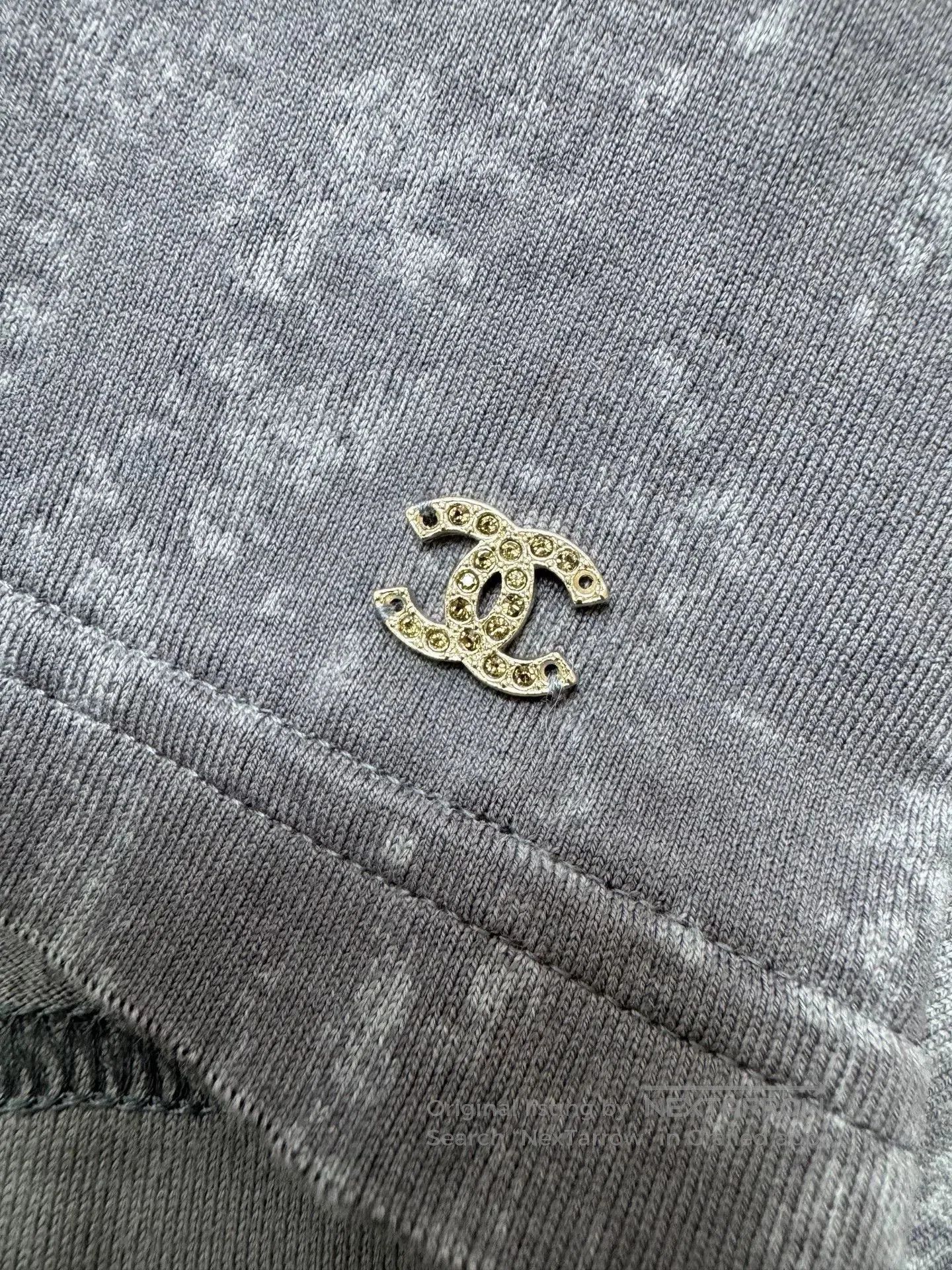 Chanel Chanel 20s Embroidered Short Sleeve T. Size US L / EU 52-54 / 3 - 3 Thumbnail
