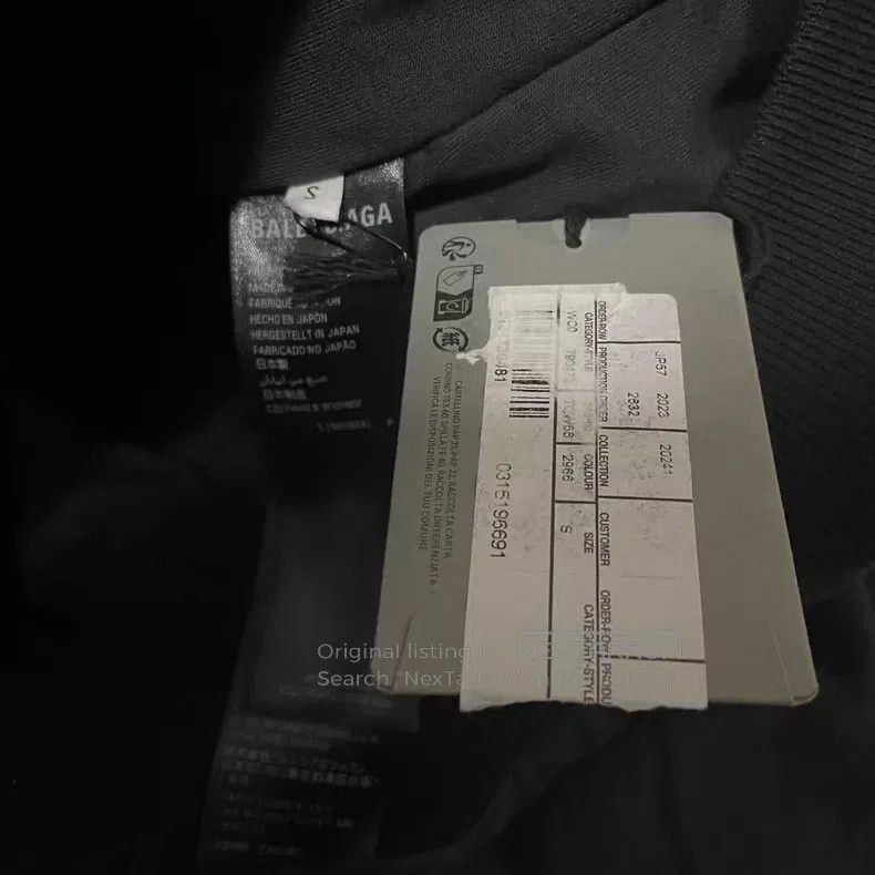 Balenciaga Balenciaga Back Letter Logo Vintage Distressed Grey Denim Size US S / EU 44-46 / 1 - 4 Thumbnail
