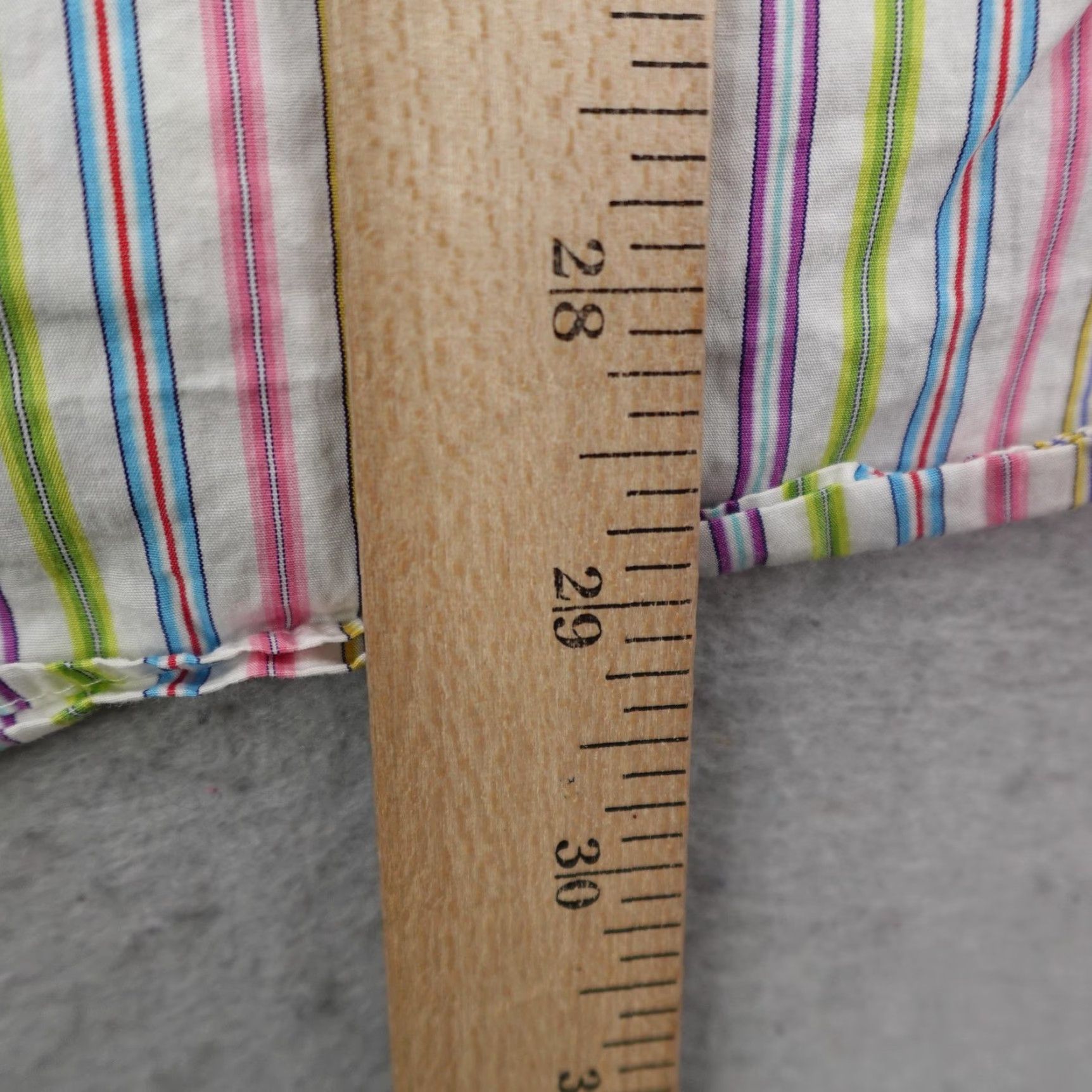 Etro Etro Dress Shirt Mens M Multicolor Striped Button-Down Collar 100% Cotton Regular Fit Long Sleeve Size 40R - 7 Thumbnail