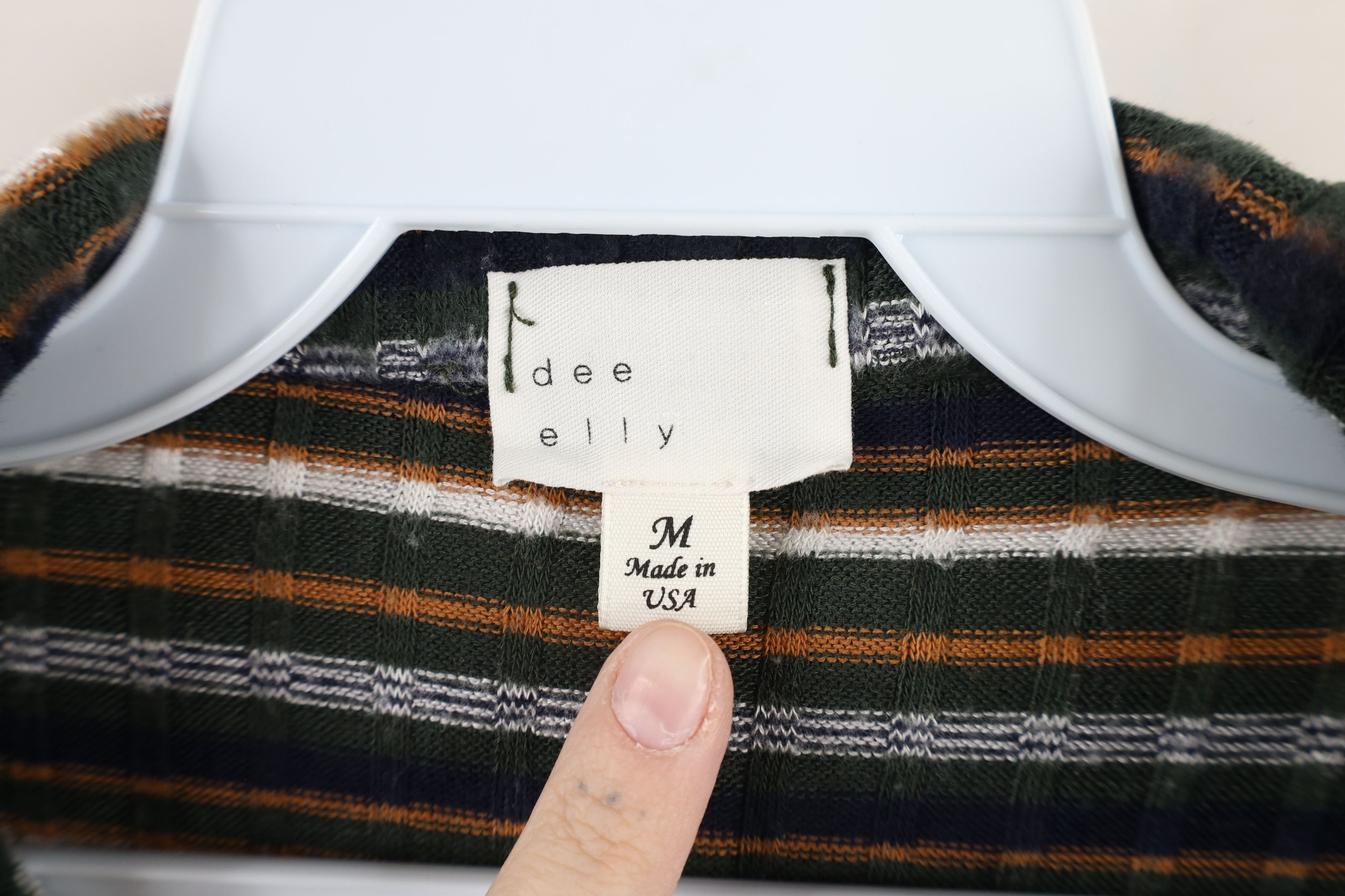 Vintage Y2K Streetwear Ribbed Striped Half Zip Cropped Polo Shirt Size M / US 6-8 / IT 42-44 - 6 Thumbnail