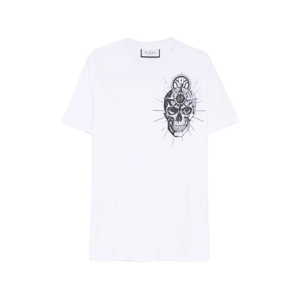 Philipp Plein Philipp Plein WHITE T-Shirts & Vests - T-Shirts Size US XL / EU 56 / 4 - 1 Thumbnail