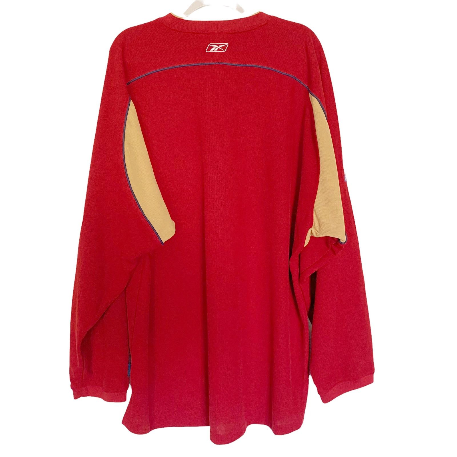 Reebok Reebok NBA Cleveland Long Sleeve Spellout Jersey Size US XXL / EU 58 / 5 - 3 Thumbnail