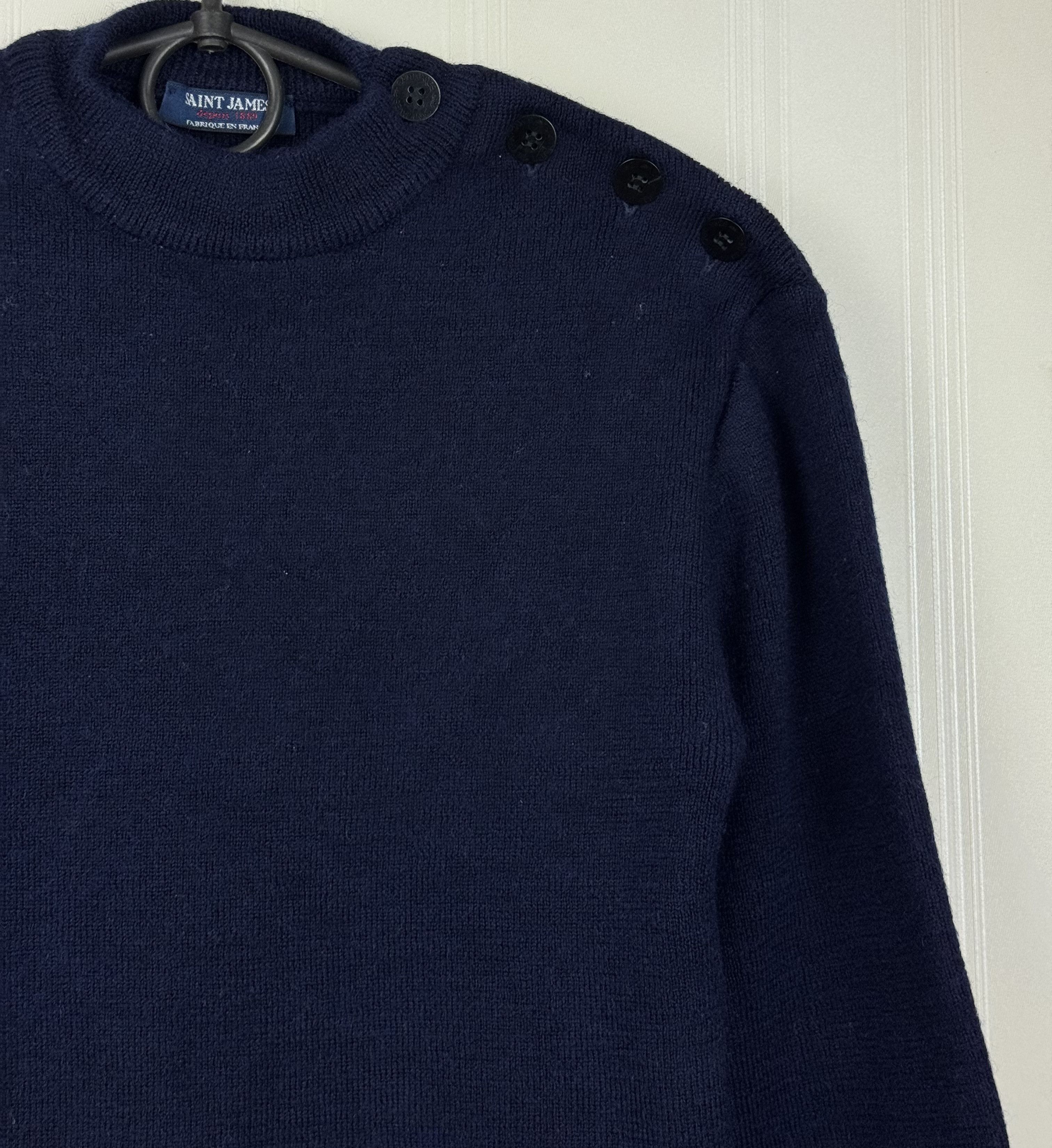 Saint James Saint James Wool Sweater Size 13 Made in France Size ONE SIZE - 4 Thumbnail