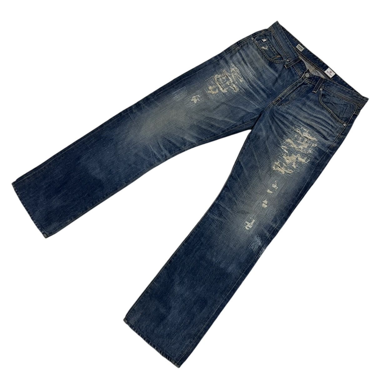 AG Adriano Goldschmied × Designer × Vintage Adriano goldschmied jeans non selvedge Size US 34 / EU 50 - 3 Thumbnail
