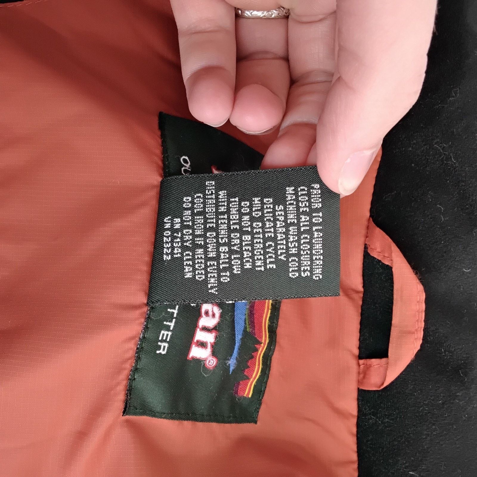 L.L. Bean L.L. Bean Down Puffer Vest Men's XLT Orange Black Stain Size US XL / EU 56 / 4 - 11 Thumbnail