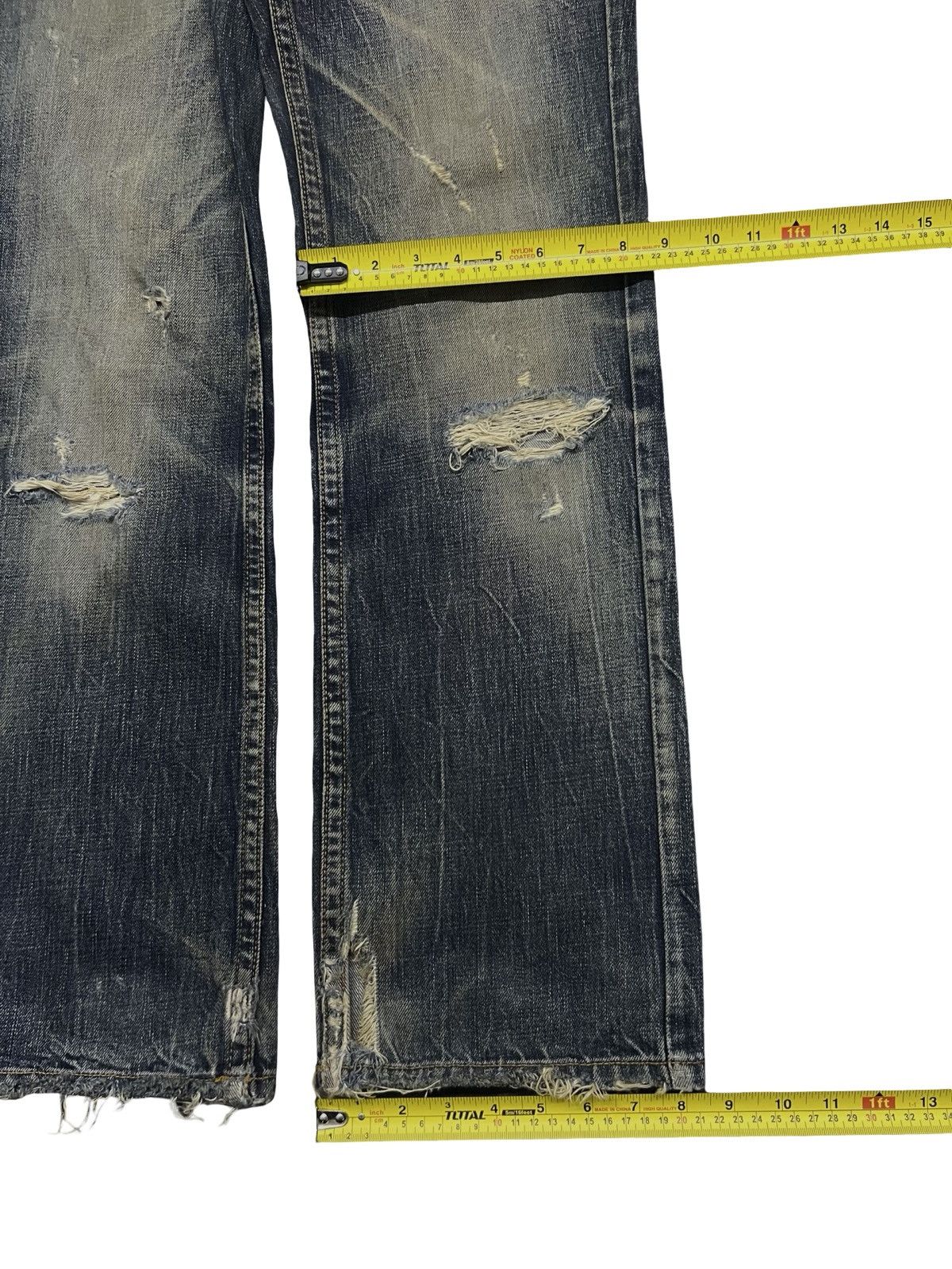 Japanese Brand Vintage Pasta Denim Jeans | Vintage Faded Wash | W31 Size US 31 - 18 Thumbnail