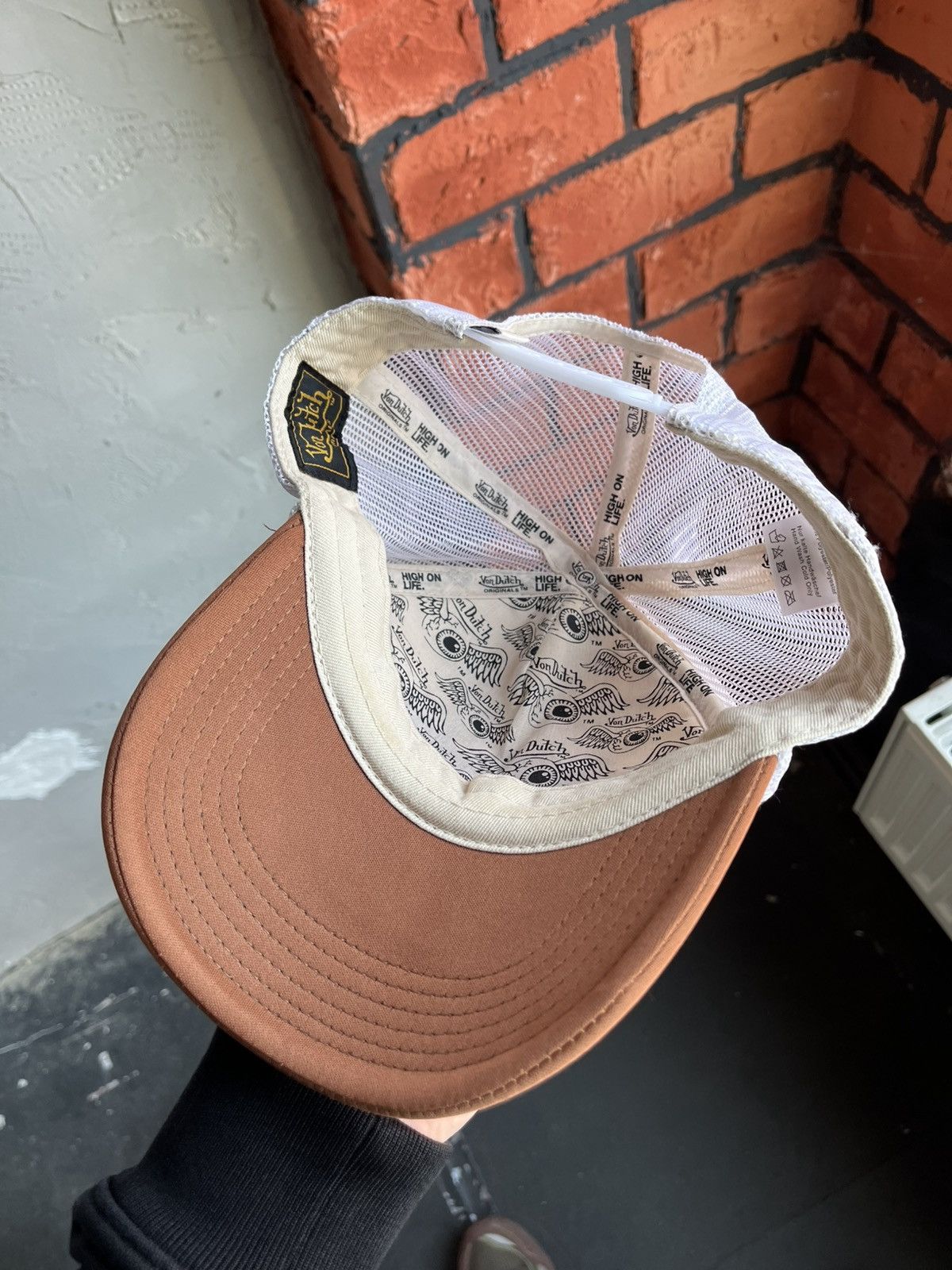Japanese Brand × Vintage × Von Dutch vintage 90s Y2k von dutch japanese rare hat cap Size ONE SIZE - 8 Thumbnail