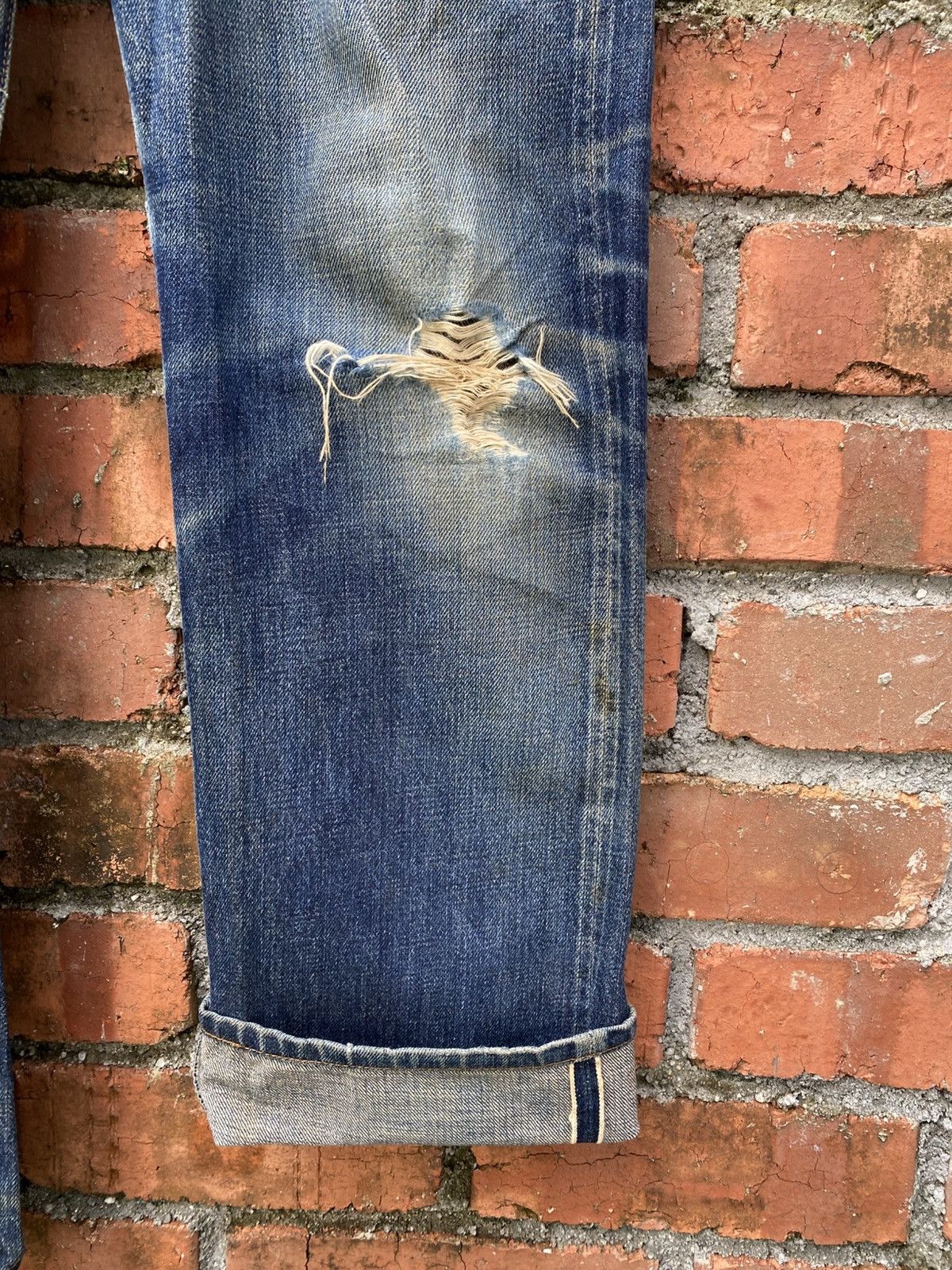 Levi's × Levi's Vintage Clothing × Vintage W31x30.5 vintage levi's 501xx redline big E denime USA Size US 31 - 4 Thumbnail