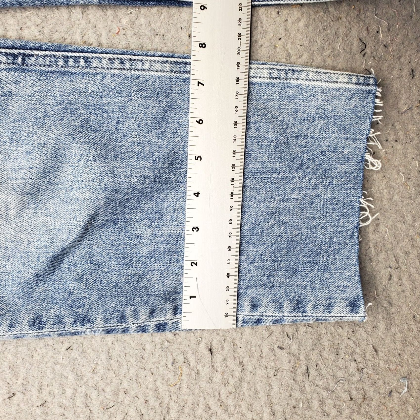 Banana Republic Banana Republic Jeans Womens Size 27 Blue Denim 5-Pocket Regular Straight Cotton Streetwear Button Fly Adjustable Inseam 23.5" Easy Care Vintage: No Size 27" / US 4 / IT 40 - 5 Thumbnail