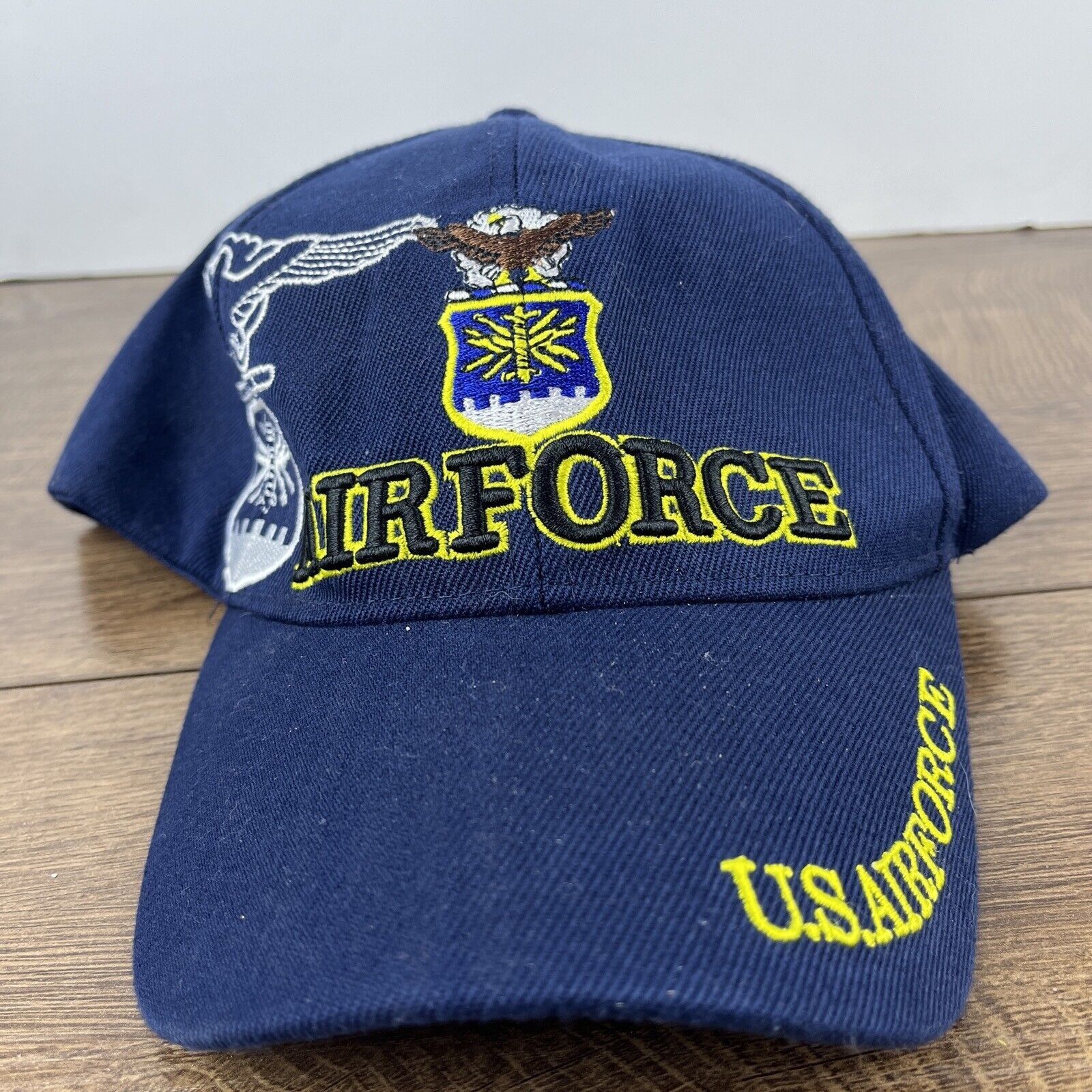 Other Air Force Hat United States Air Force Blue Hat Adjustable Ad Size ONE SIZE - 3 Thumbnail