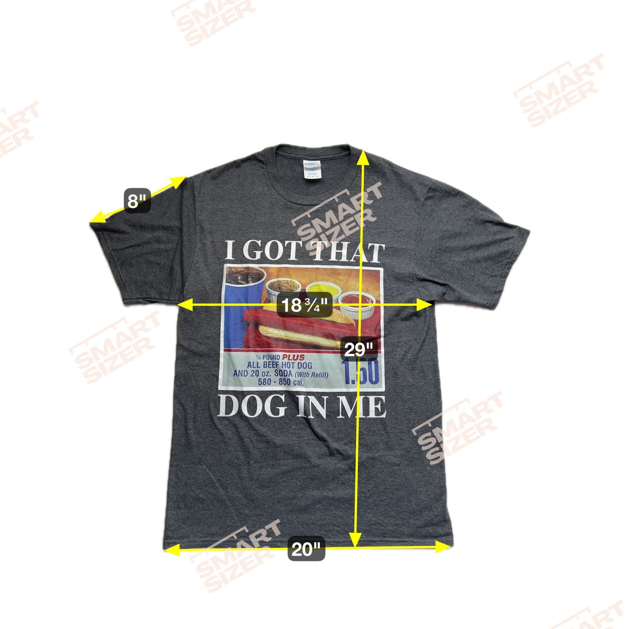 Port & Company I Got That (Hot) Dog In Me Med T-Shirt Shirt Size US M / EU 48-50 / 2 - 5 Thumbnail