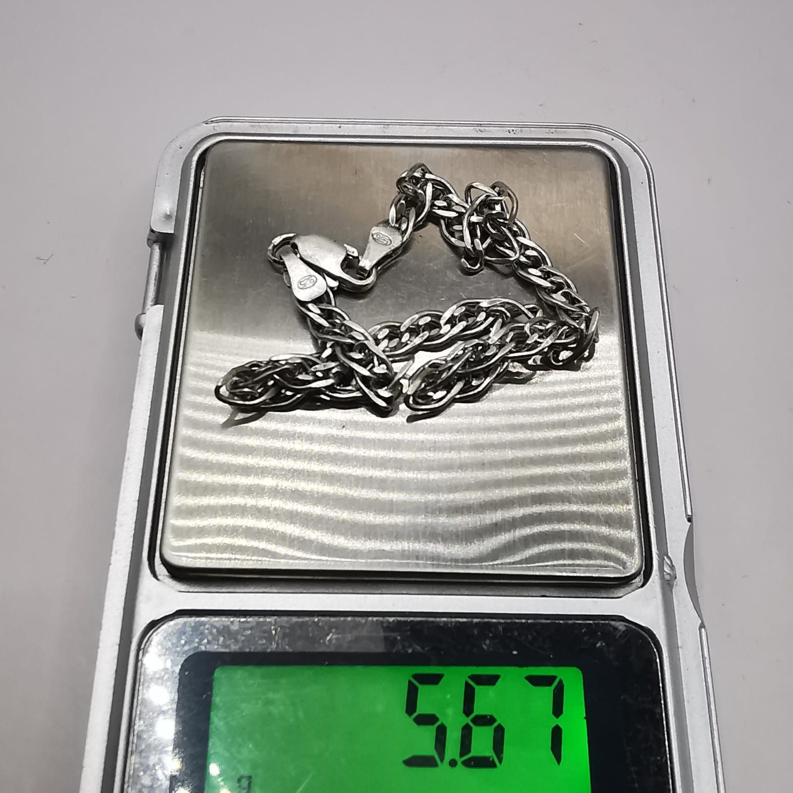 Sterling Silver Vintage Bracelet Jewelry,925 Sterling Silver seal, 5,67g Size ONE SIZE - 8 Thumbnail