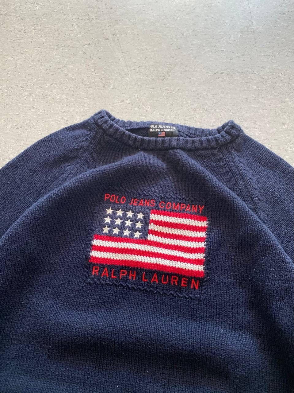 Polo Ralph Lauren × Vintage 00s Polo Ralph Lauren Sweater Streetwear Big Logo Vintage Size M / US 6-8 / IT 42-44 - 3 Thumbnail