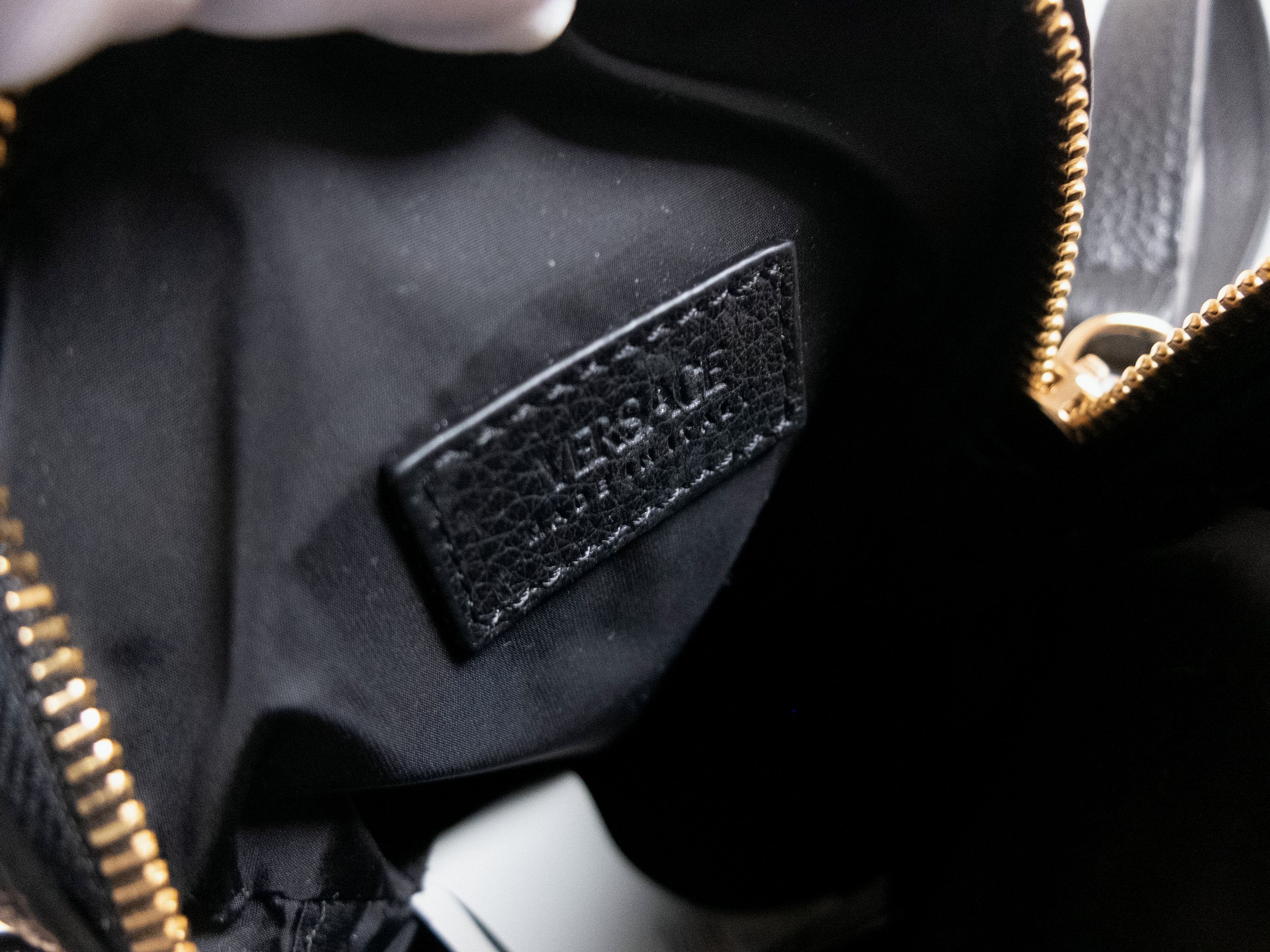 Versace VERSACE La Medusa black leather mini crossbody bag Size ONE SIZE - 13 Thumbnail