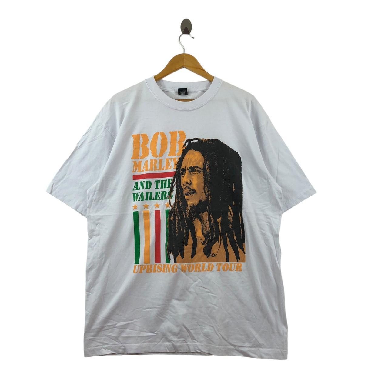 Band Tees Vintage BOB MARLEY THE WAILERS Uprising World Tour Tee Shirt Size US XXL / EU 58 / 5 - 1 Thumbnail