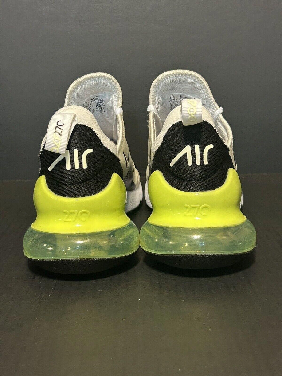 Nike Nike Men's Air Max 270G White Black Volt CK6483-105 Sz 11.5 Size US 11.5 / EU 44-45 - 7 Thumbnail
