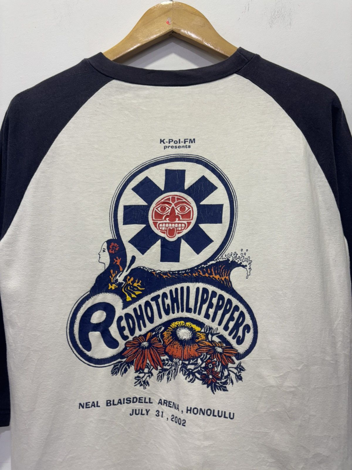 Band Tees Vintage Red Hot Chili Peppers 2002 Raglan Shirt Size US M / EU 48-50 / 2 - 3 Thumbnail