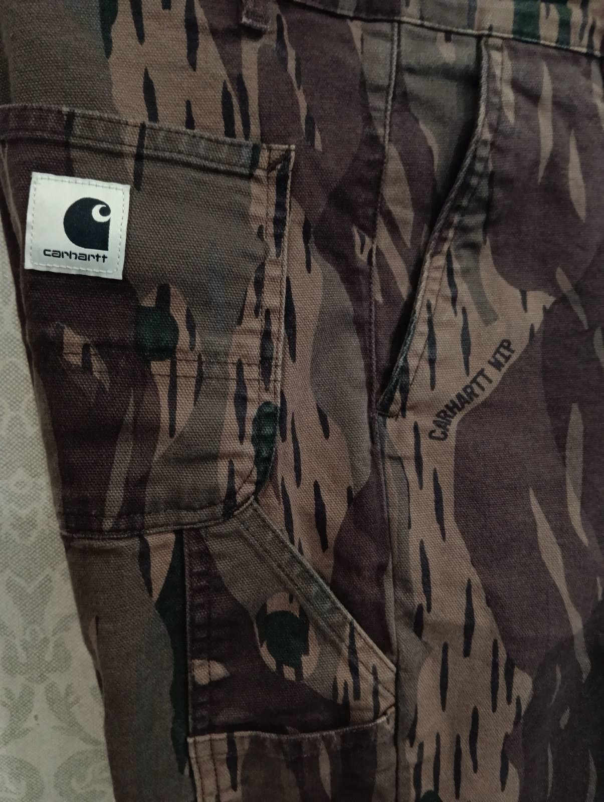 Carhartt Carhartt Womens Pierce Pants Brown Camo Unite Size 28" / US 6 / IT 42 - 7 Thumbnail