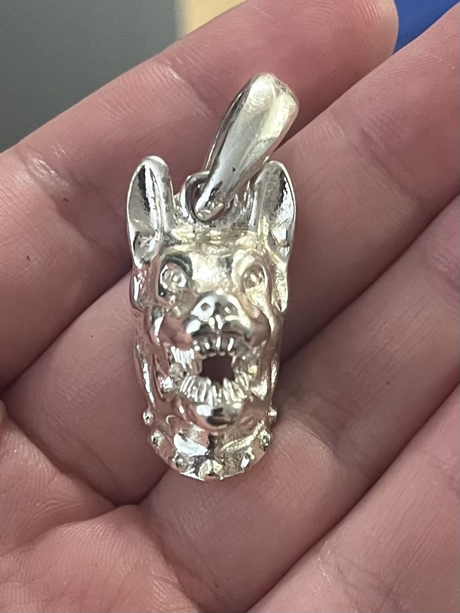Sterling Silver HARD JEWELRY HELLHOUND PENDANT Grailed