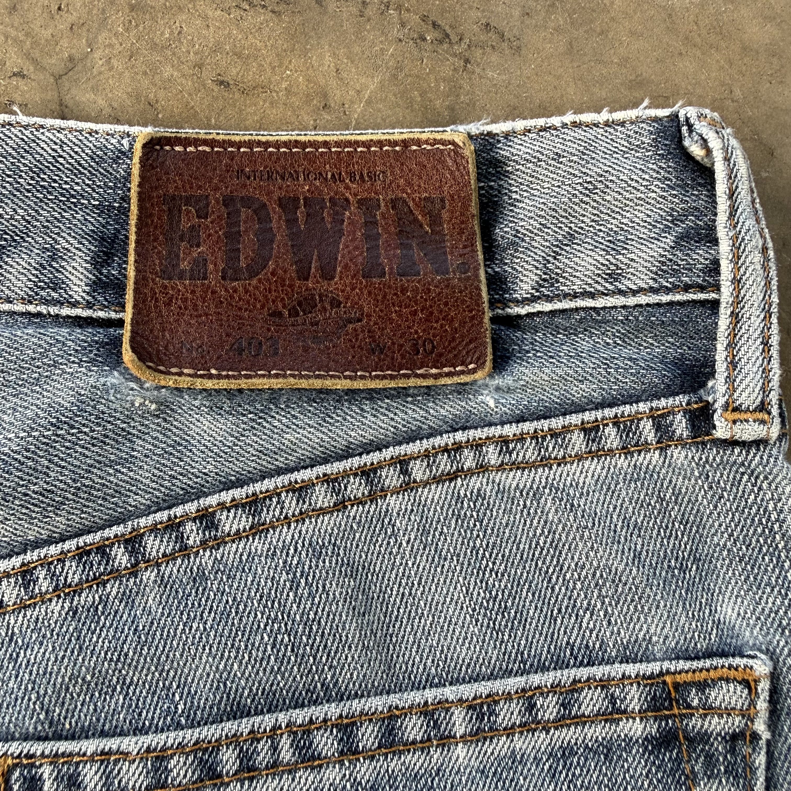 Edwin Vintage Edwin Faded Denim Jean W32 Size US 32 / EU 48 - 9 Thumbnail