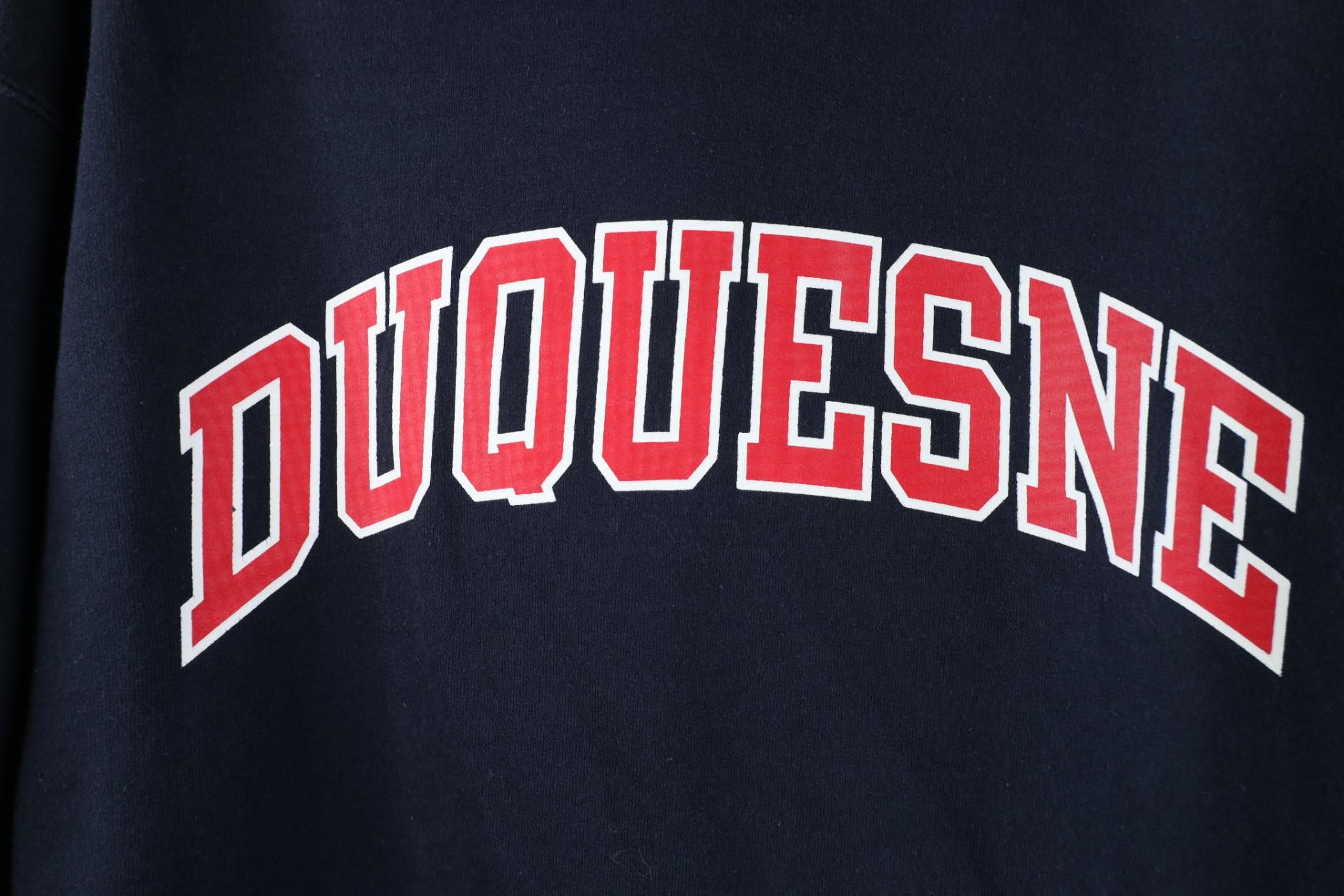 Champion Vintage Champion Duquesne University Hoodie Sweatshirt Blue Size US M / EU 48-50 / 2 - 4 Thumbnail