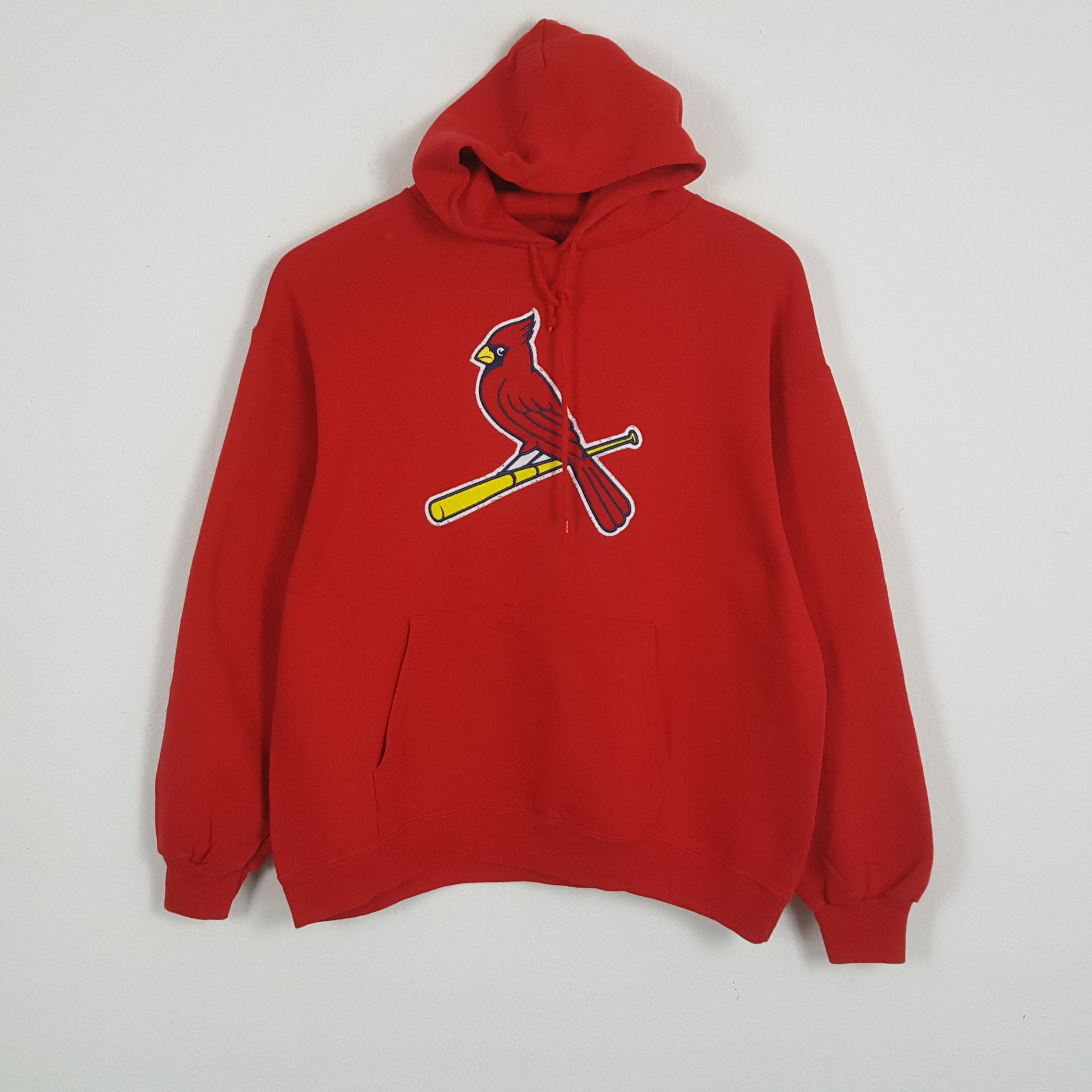MLB × Vintage ST.LOUIS CARDINALS MLB Baseball Team Hoodies Size US XL / EU 56 / 4 - 1 Thumbnail