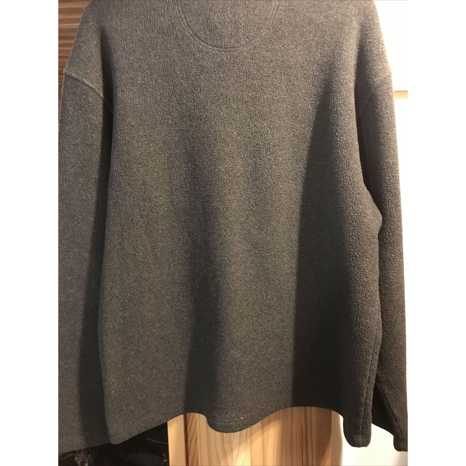 Gap Gap Vintage Men’s XL Gray LS Pullover Polyester Rayon Fleece Size US XL / EU 56 / 4 - 11 Thumbnail