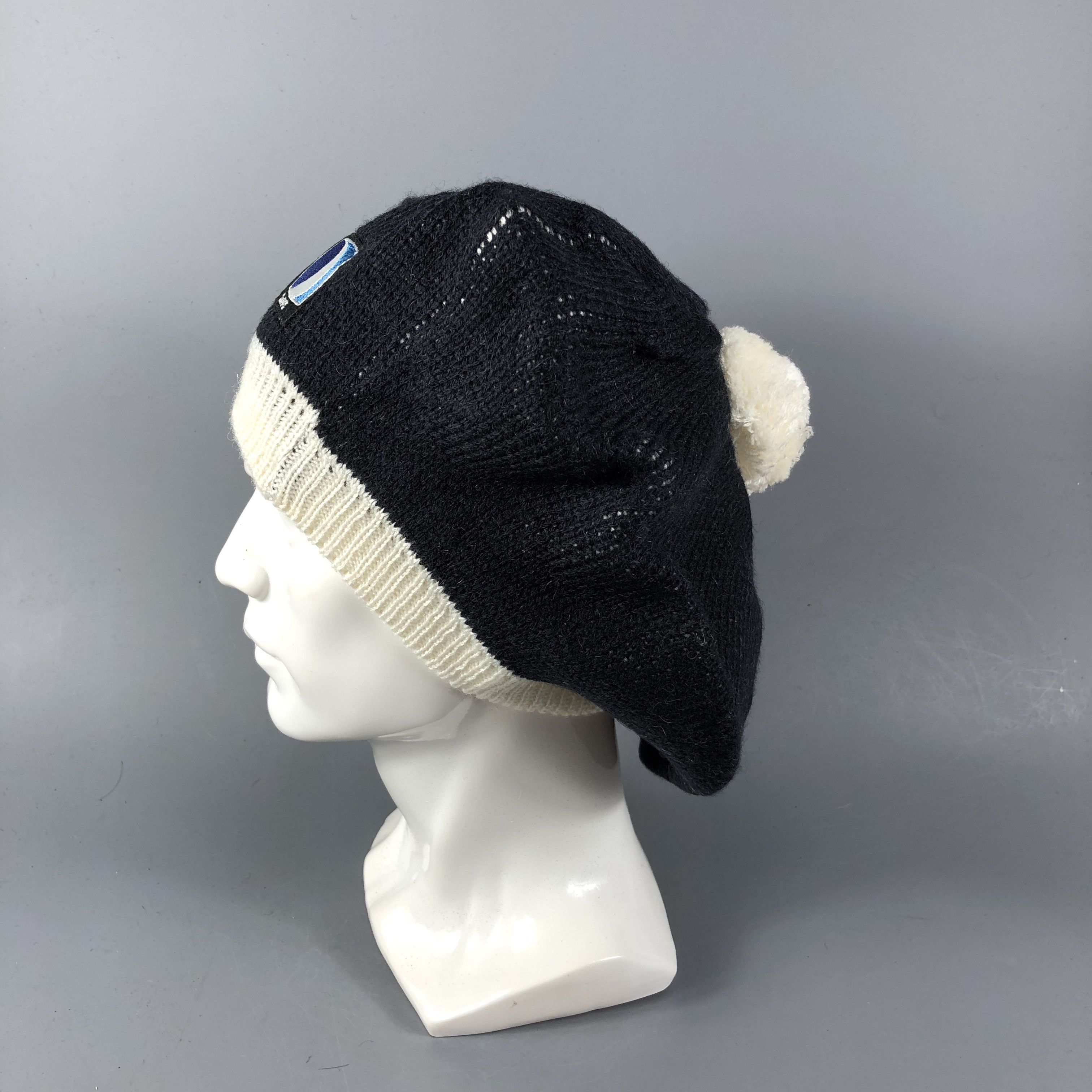 Vintage Duffs Mushroom Zucca Bobble Beanie Snowcap Snow Hat B806 Size ONE SIZE - 2 Thumbnail