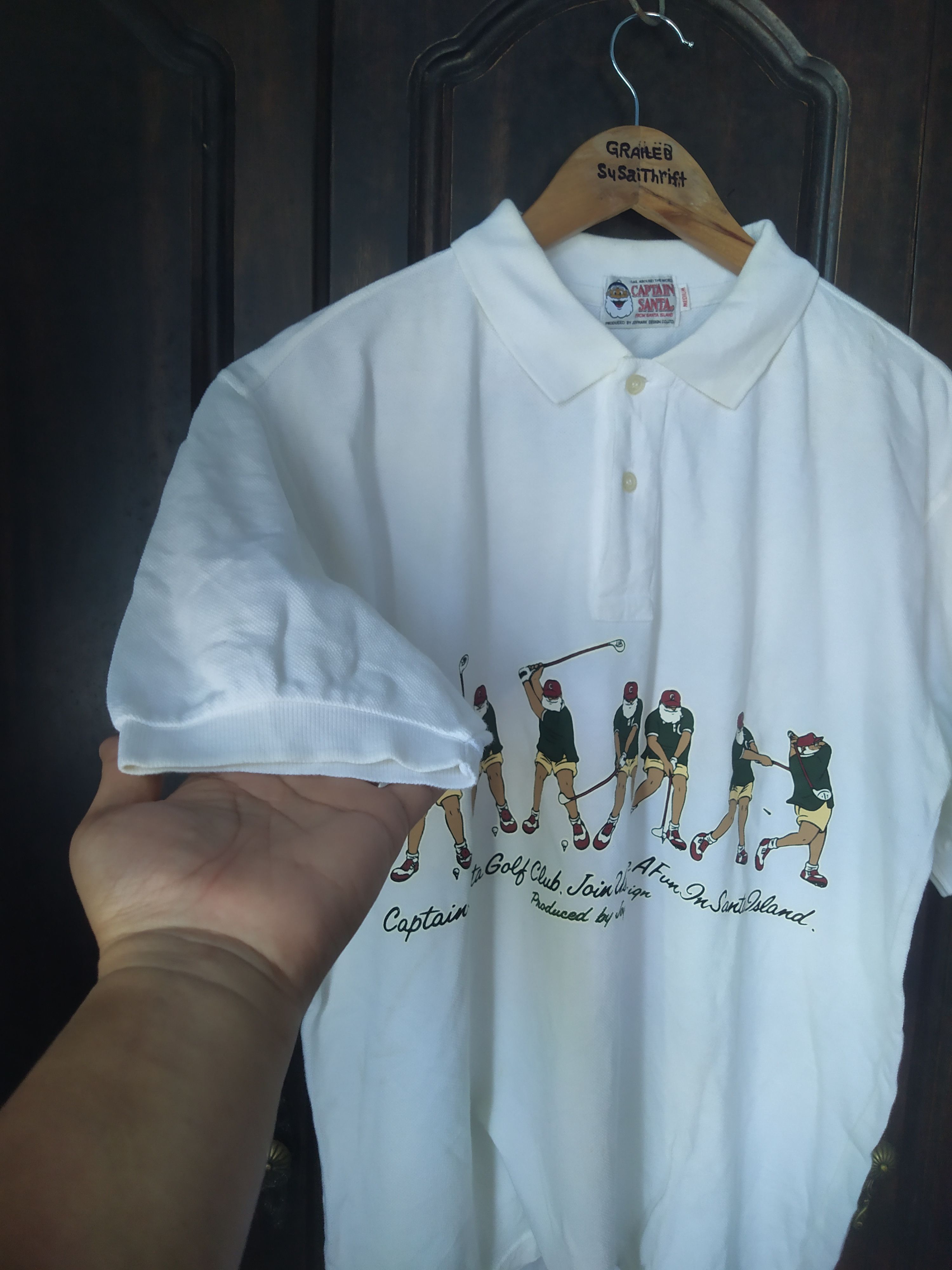 Vintage Captain Santa club Polo shirt Size US M / EU 48-50 / 2 - 3 Thumbnail