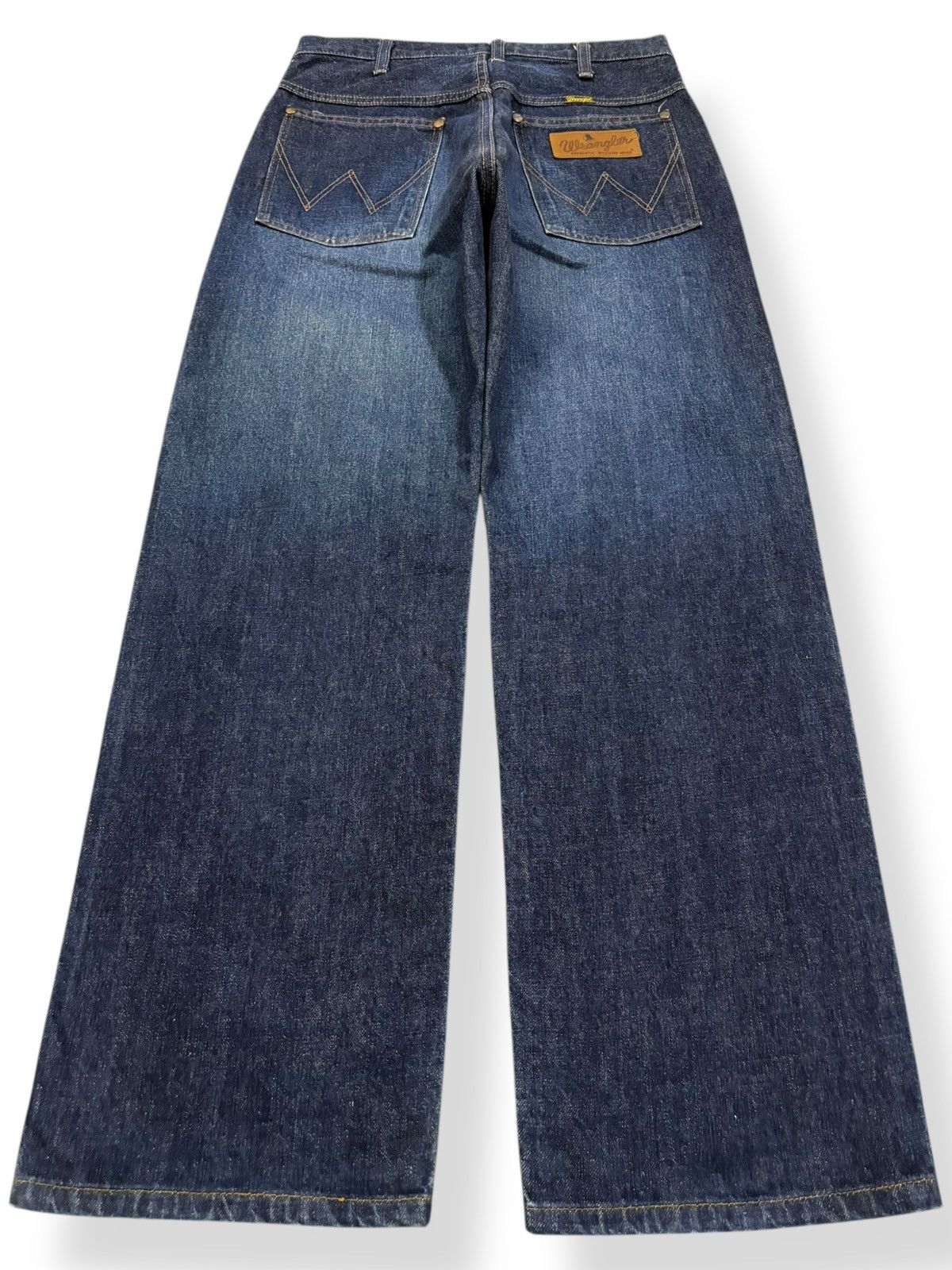 Wrangler Vintage Wrangler Selvedge Blue Wash Baggy Distressed Jeans Size US 29 - 3 Thumbnail