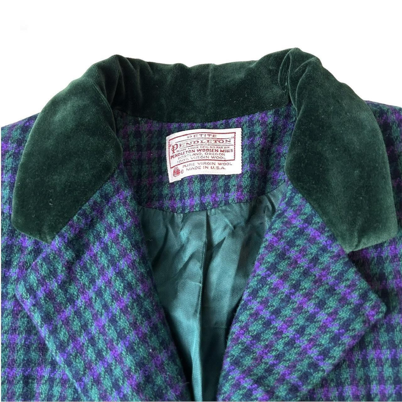 Pendleton × Vintage Vintage 80s Pendleton Blazer Jacket Size L / US 10 / IT 46 - 4 Thumbnail