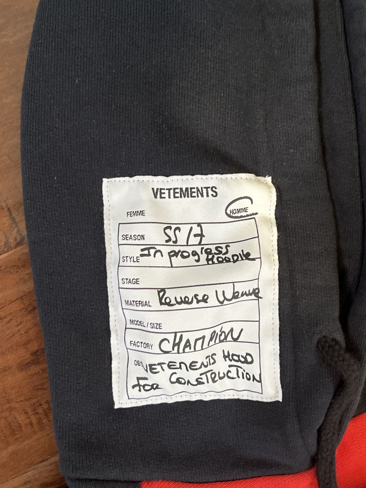 Champion × Vetements Vetements x Champion Antwerpen Hoodie | Grailed