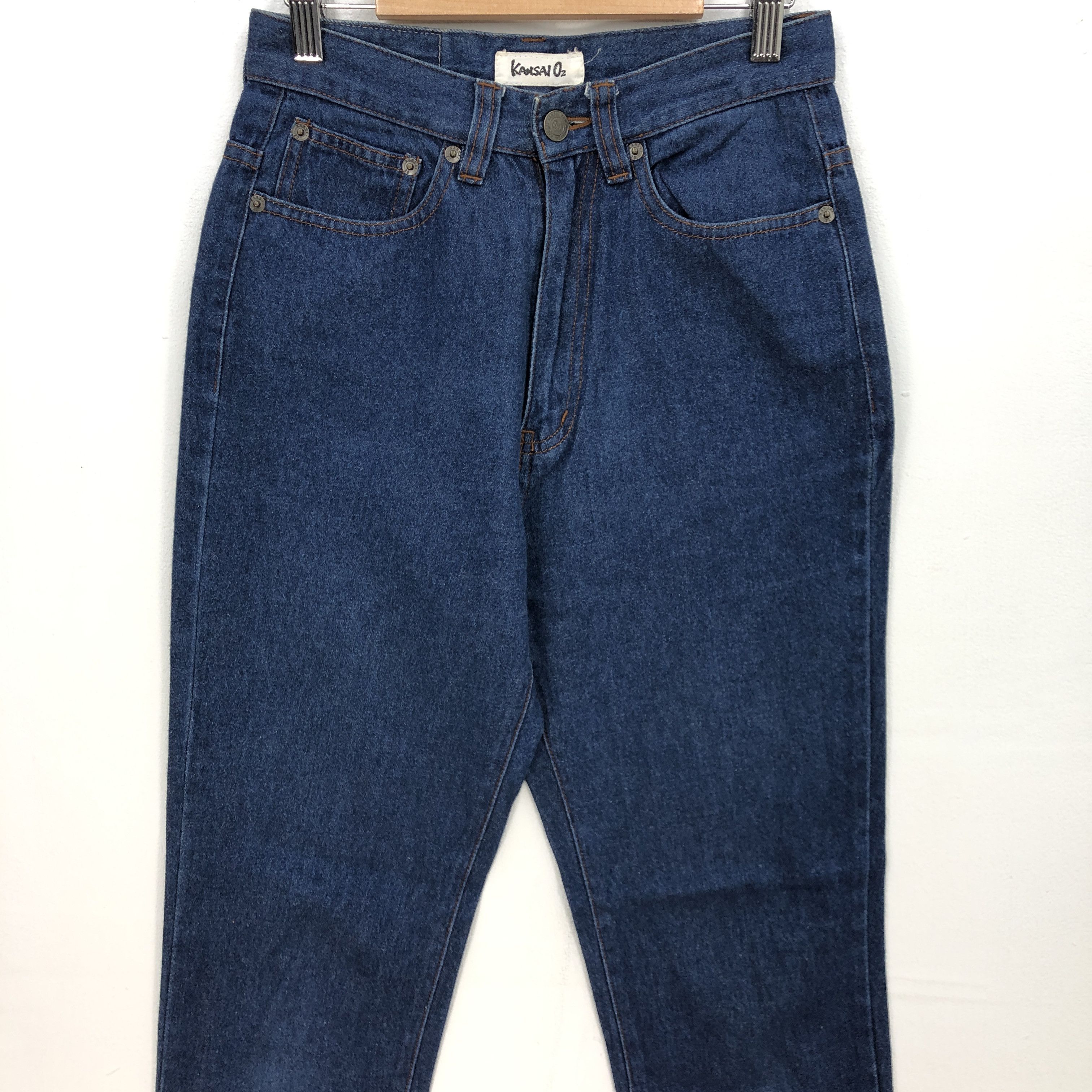 Kansai Yamamoto Vintage Kansai O2 Jeans Japanese Designer Denim Pants Size 24" / US 00 / IT 34 - 4 Thumbnail