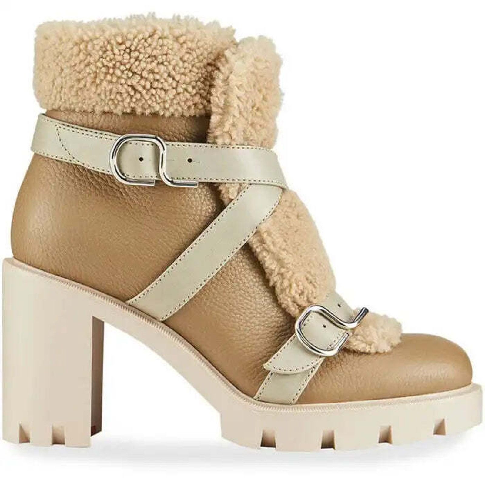 Christian Louboutin Christian Louboutin Pole Chic 70 Champignon Leather Size US 9 / IT 39 - 2 Thumbnail