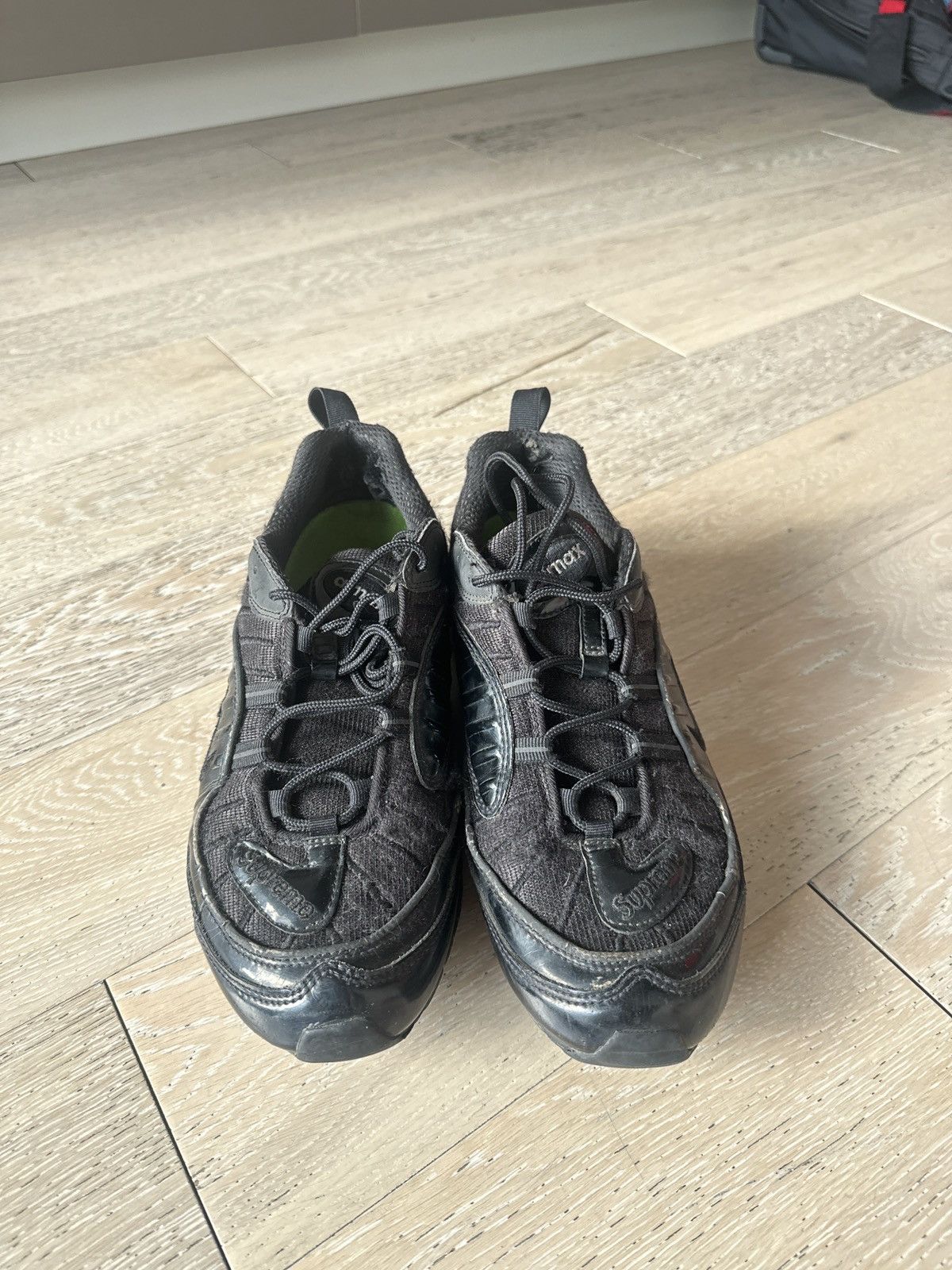 Nike × Supreme Supreme Nike Air Max 98 Black Size US 10 / EU 43 - 2 Thumbnail