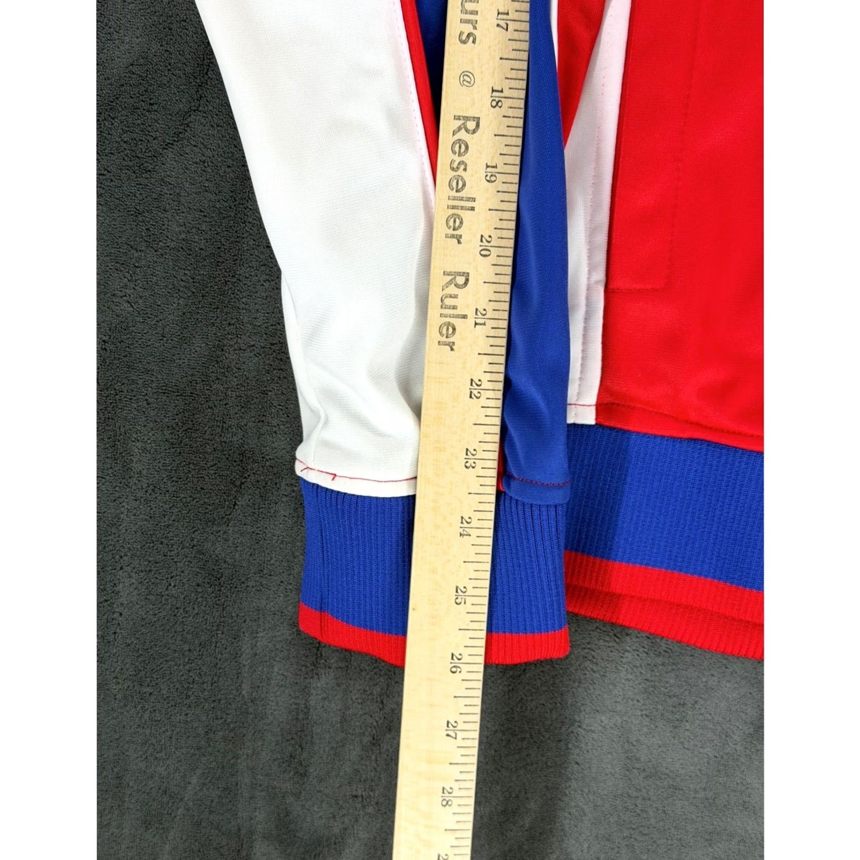 NBA VINTAGE NBA UNK Los Angeles Clippers Track Jacket Mens XL Red White Blue Full Zip NBA Size US XL / EU 56 / 4 - 7 Thumbnail