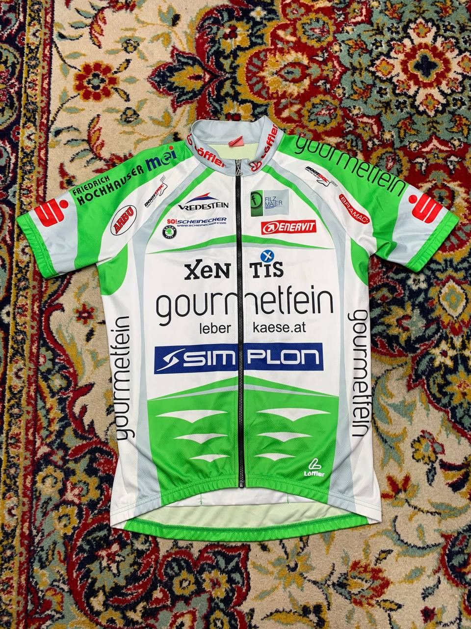 Bicycle RARE CYCLING SHIRT JERSEY TRIKOT GOURMETFEIN LOFFLER Size US M / EU 48-50 / 2 - 1 Thumbnail