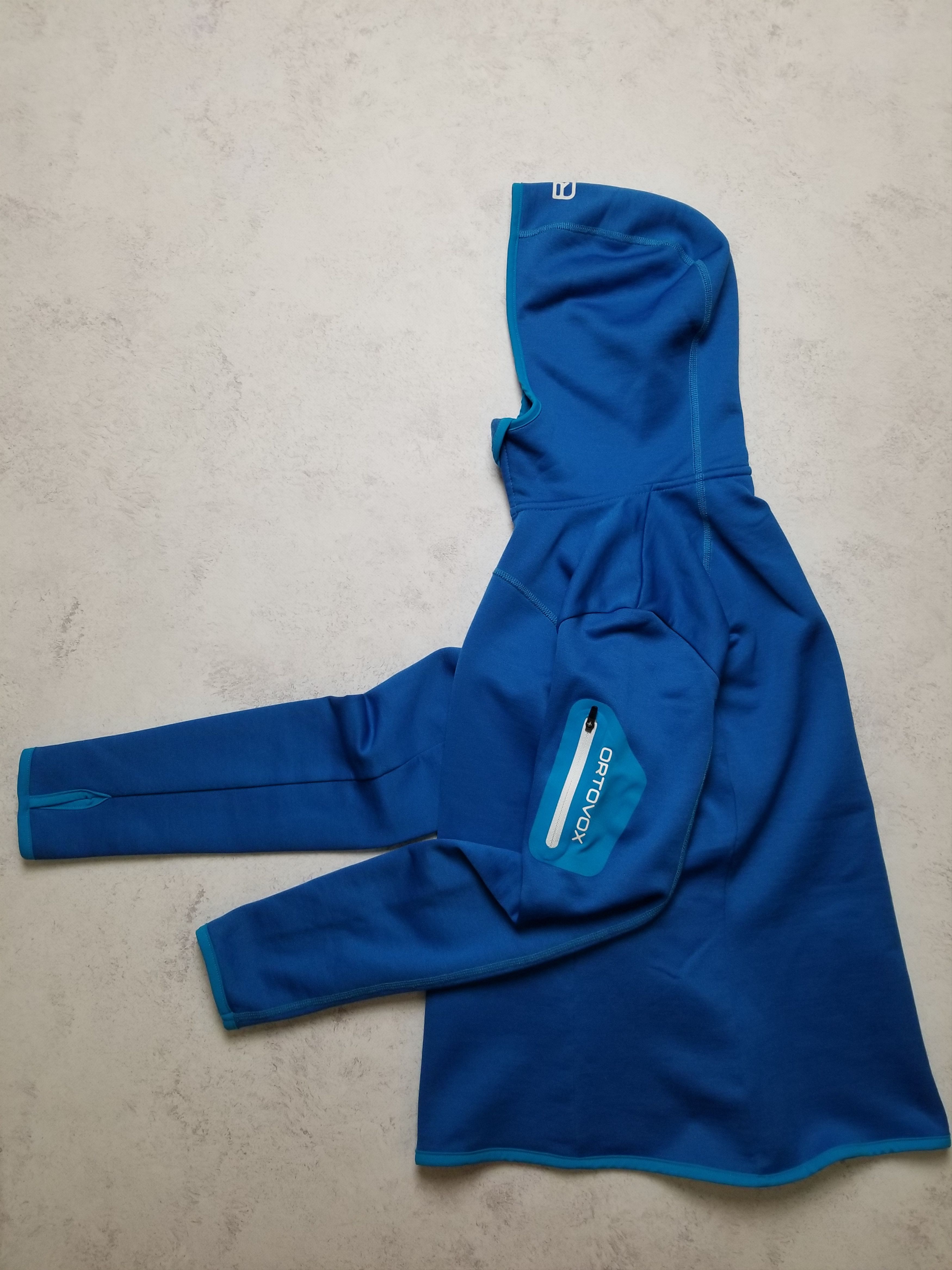 ORTOVOX Merino Wool Full Zip Hooded Fleece Hiking Track Jacket Size M / US 6-8 / IT 42-44 - 4 Thumbnail