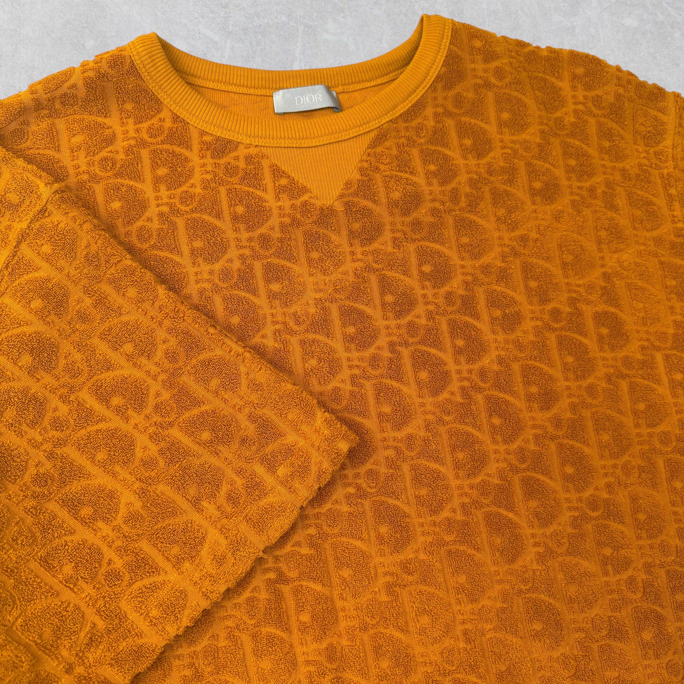 Dior Dior Oblique Relaxed Fit T-Shirt Orange L Size US L / EU 52-54 / 3 - 4 Thumbnail