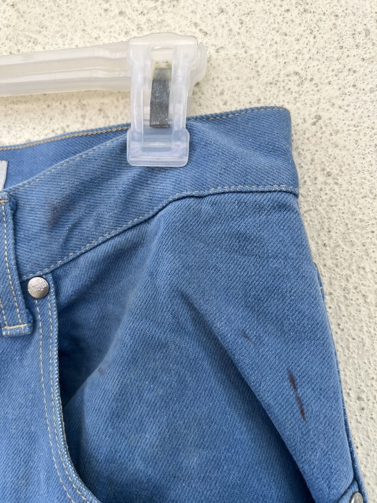 Levi's VTG 90s Levi’s Silvertab Muddy Turquoise Denim Loose Jeans Size US 31 - 12 Thumbnail