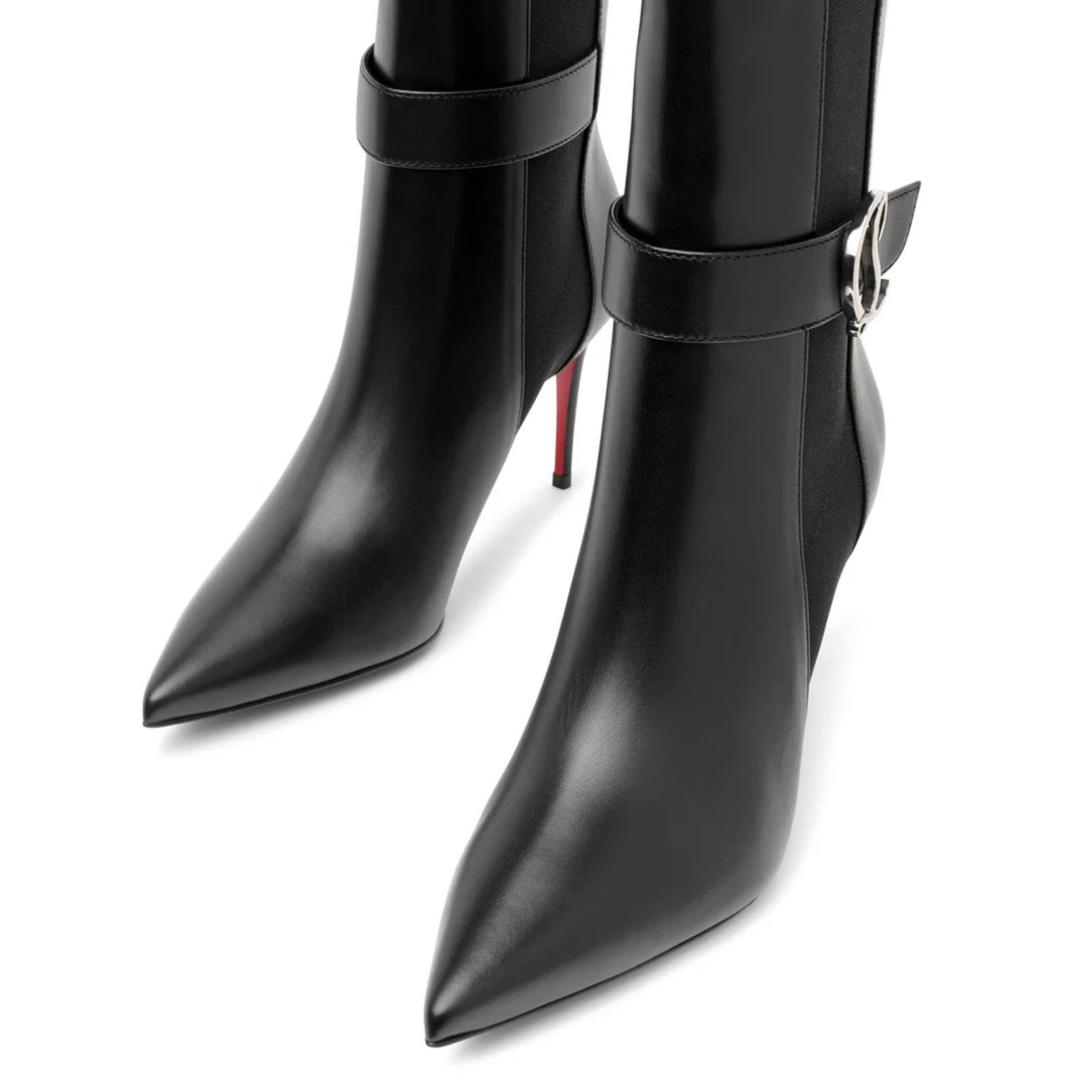 Christian Louboutin Christian Louboutin SO CL Chelsea Booty 85 Black Leather Size US 7.5 / IT 37.5 - 8 Thumbnail