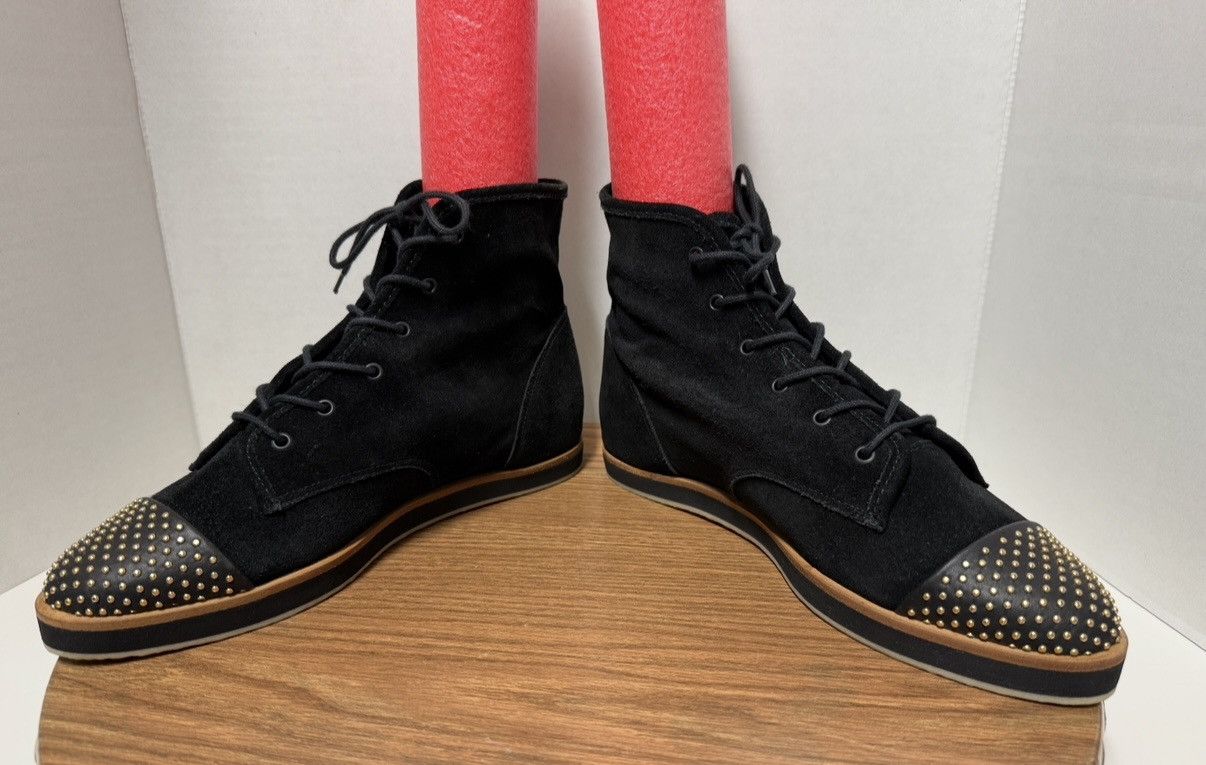 Loeffler Randall Loeffler Randall Octavia Black Suede Studded Ankle Booties Size US 9 / IT 39 - 6 Thumbnail