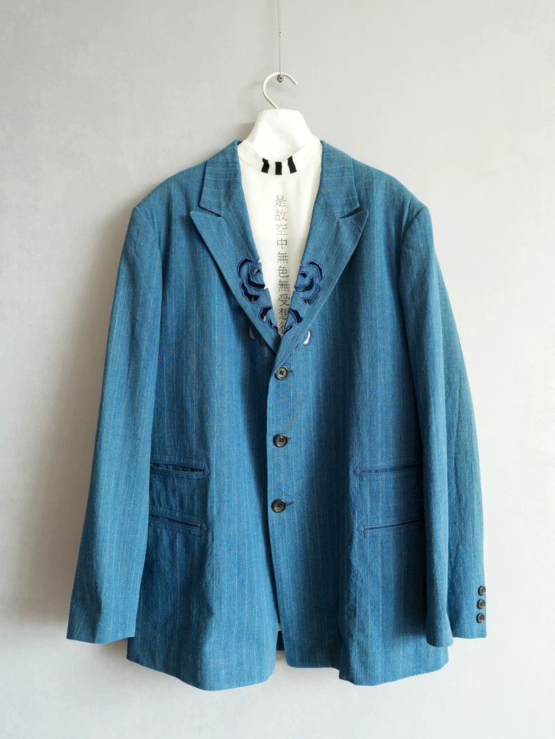 Yohji Yamamoto Yohji Yamamoto Yohji Yamamoto Floral Lace Jacket for Men Size US M / EU 48-50 / 2 - 1 Thumbnail