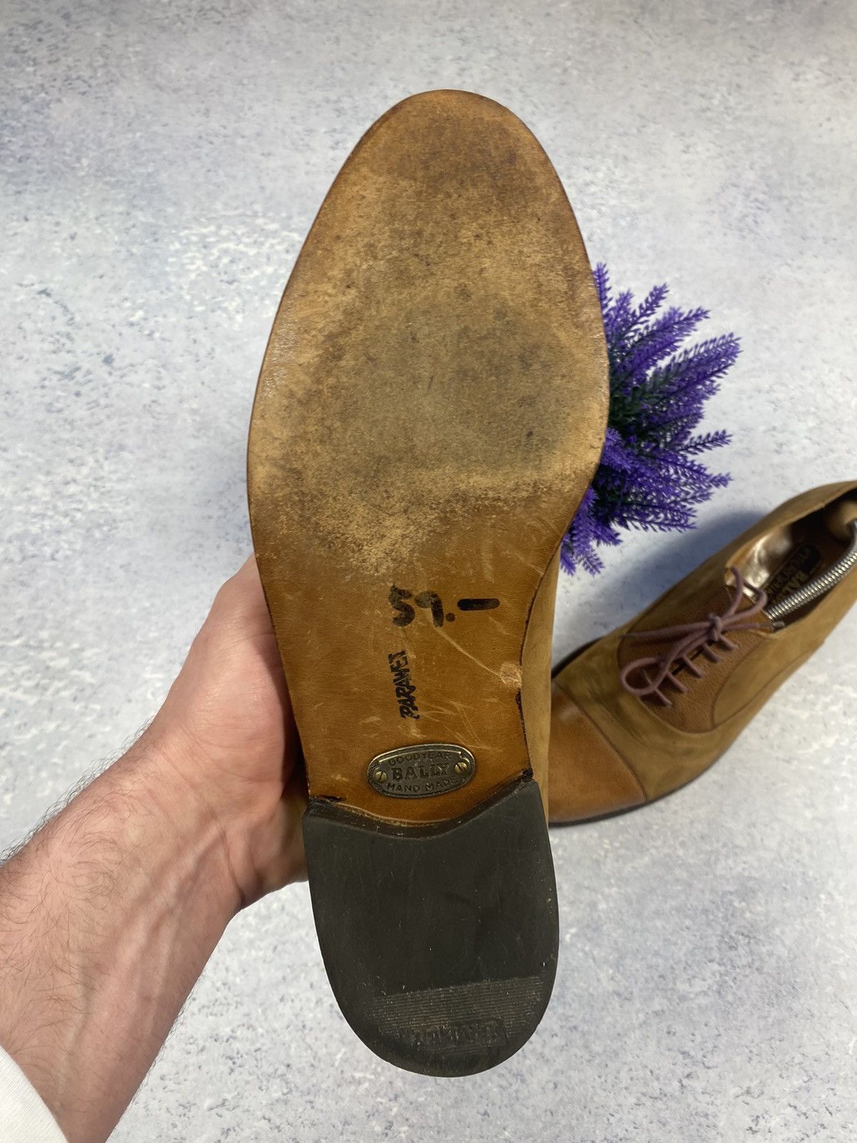 Bally Bally Suede/Leather Men’s Shoes Size US 9 1/2 Hand Made Size US 9.5 / EU 42-43 - 11 Thumbnail