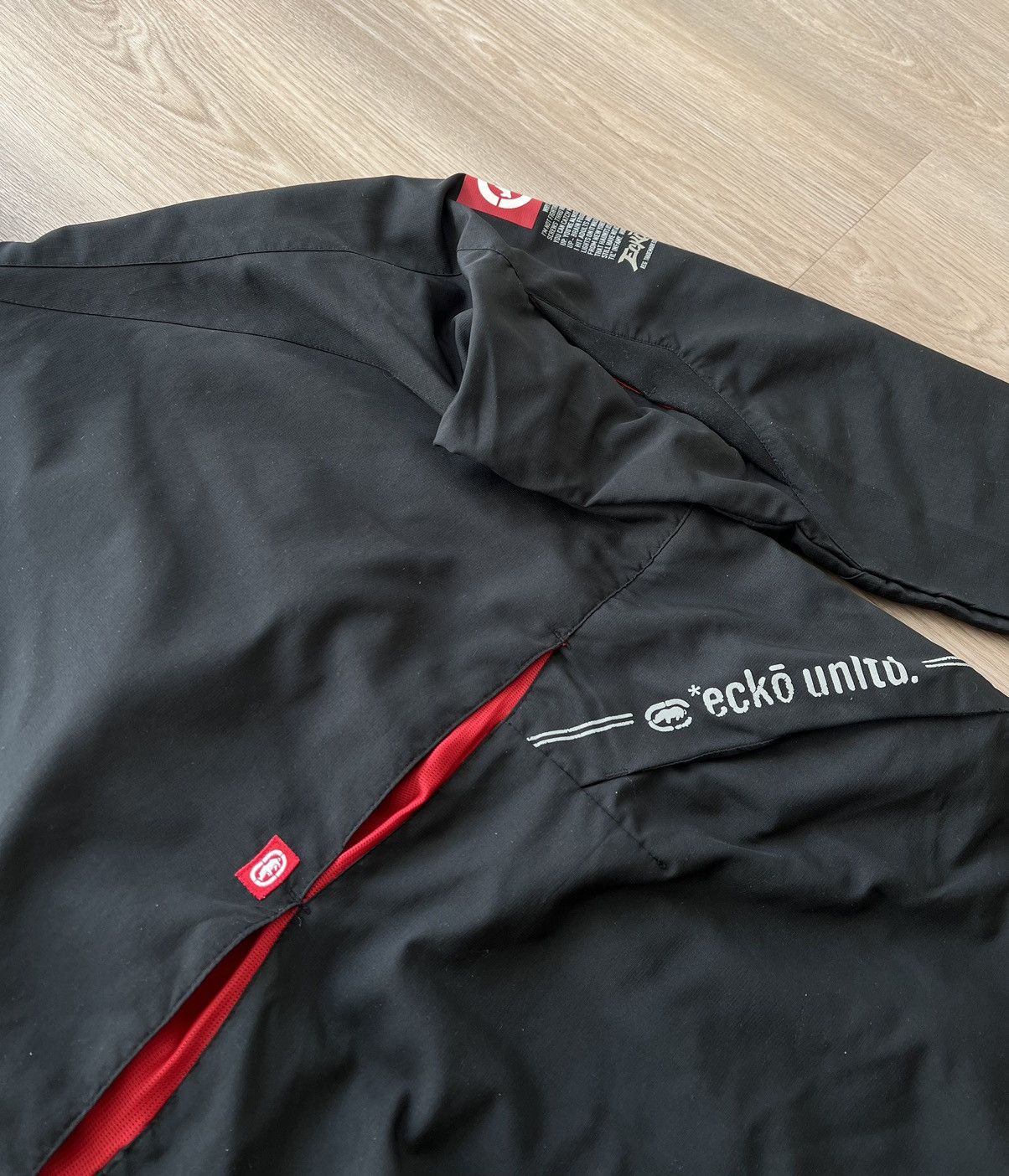 Ecko Unltd. × Vintage Vintage Ecko Unltd Black Anorak Jacket Size US S / EU 44-46 / 1 - 15 Thumbnail